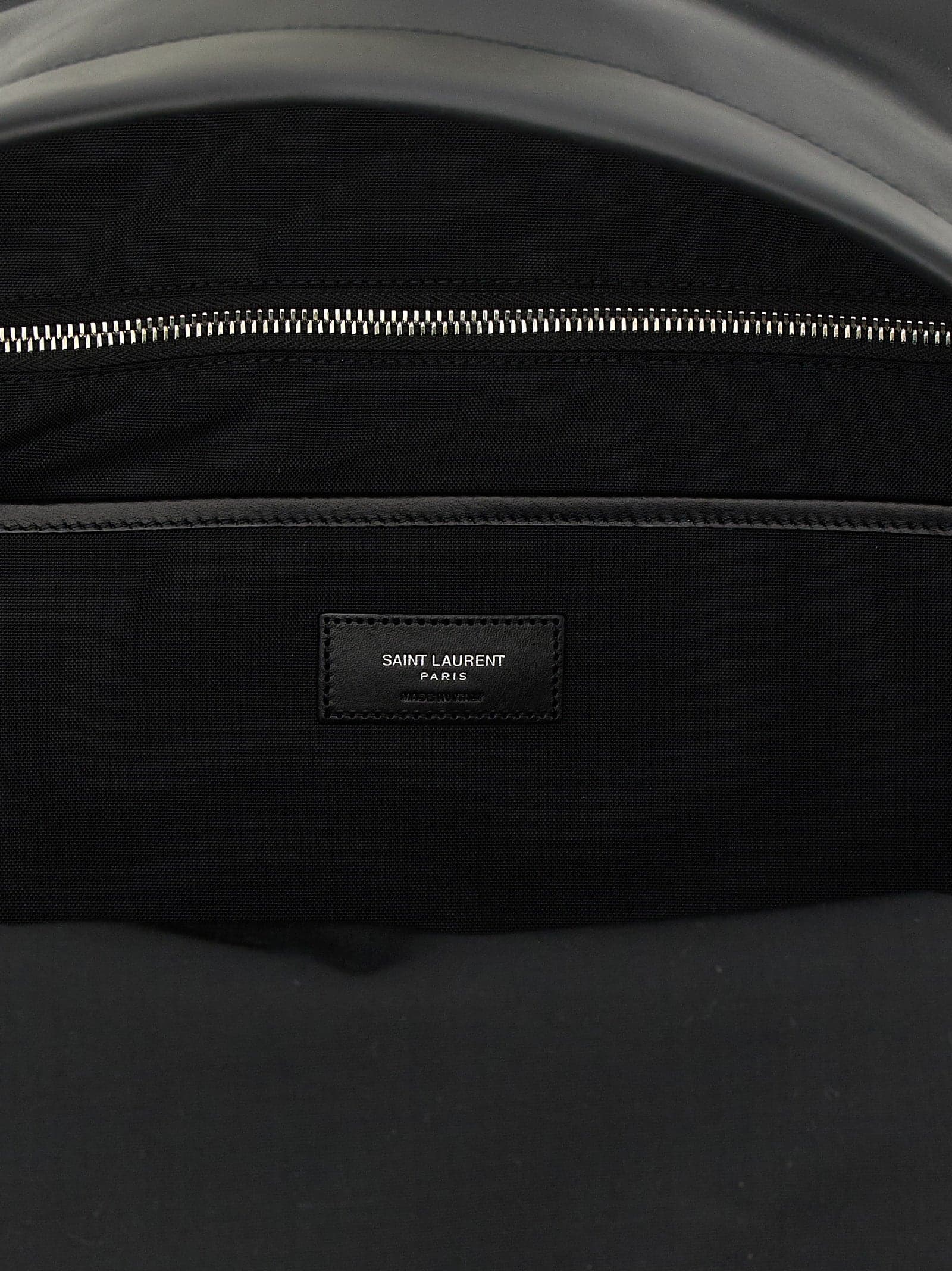 Saint Laurent Black Calfskin Backpack - 4