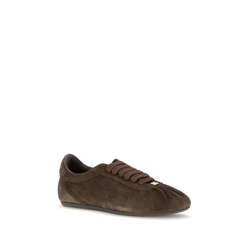 Dolce & Gabbana Brown Suede Leather Low Top Sneakers - 2