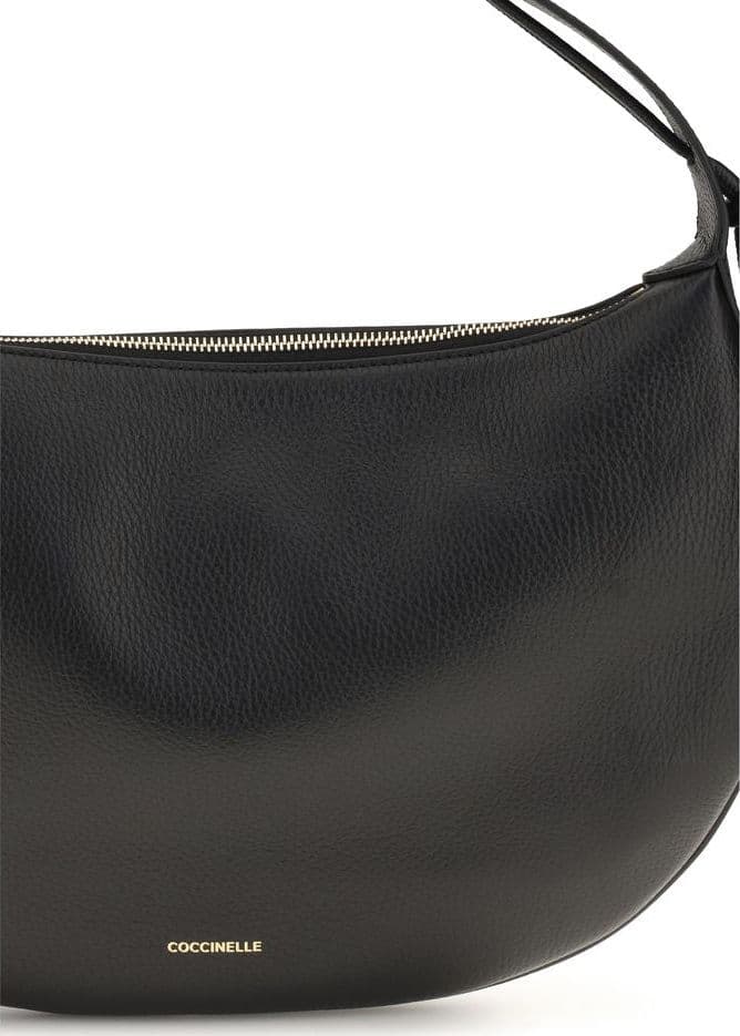 Coccinelle Black Calf Leather Bos Taurus Shoulder Bag - 4
