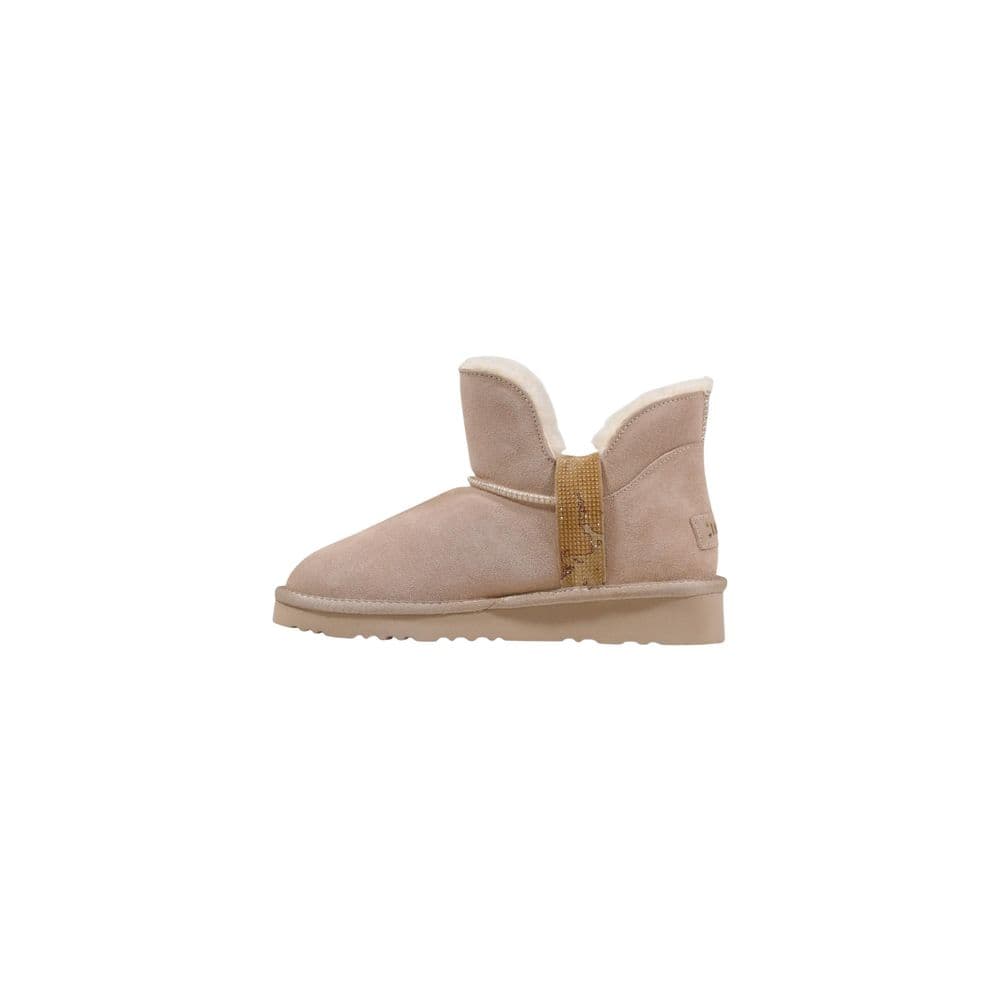 Alviero Martini Prima Classe Beige Leather Ankle Boots - 3