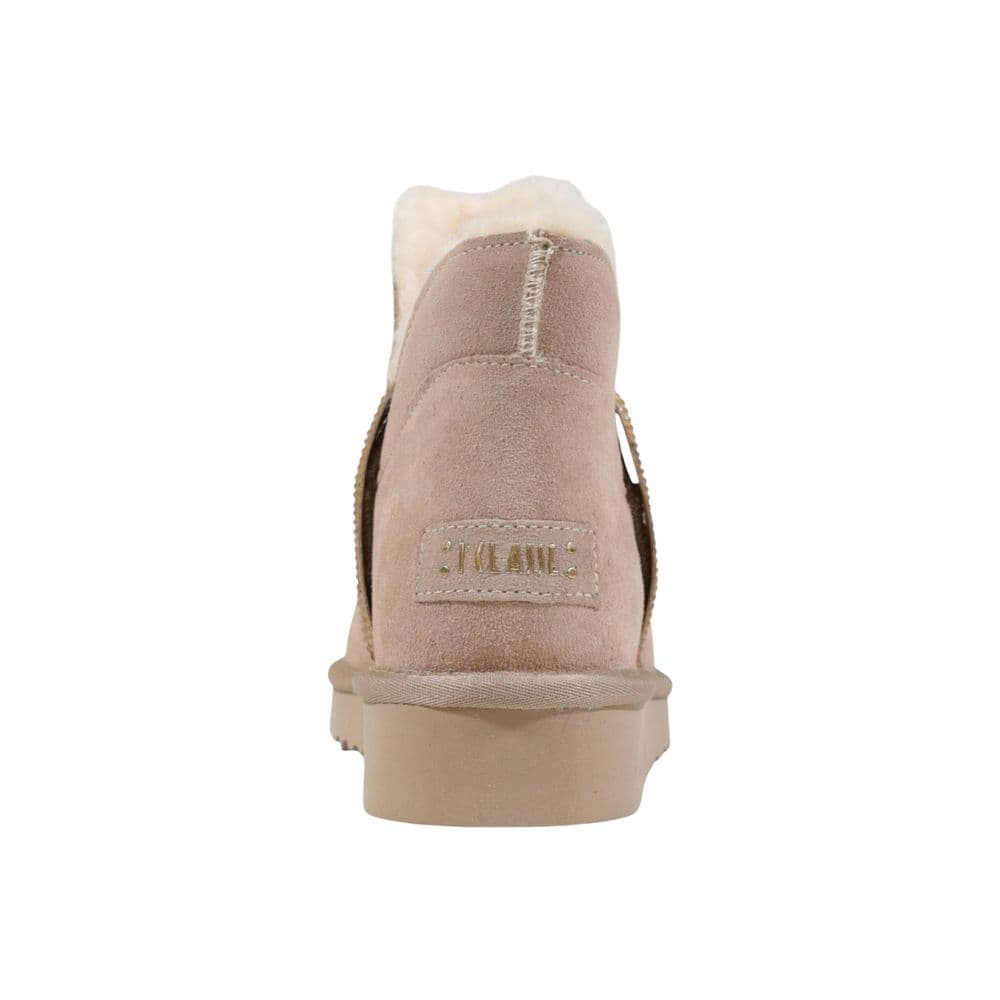 Alviero Martini Prima Classe Beige Leather Ankle Boots - 5