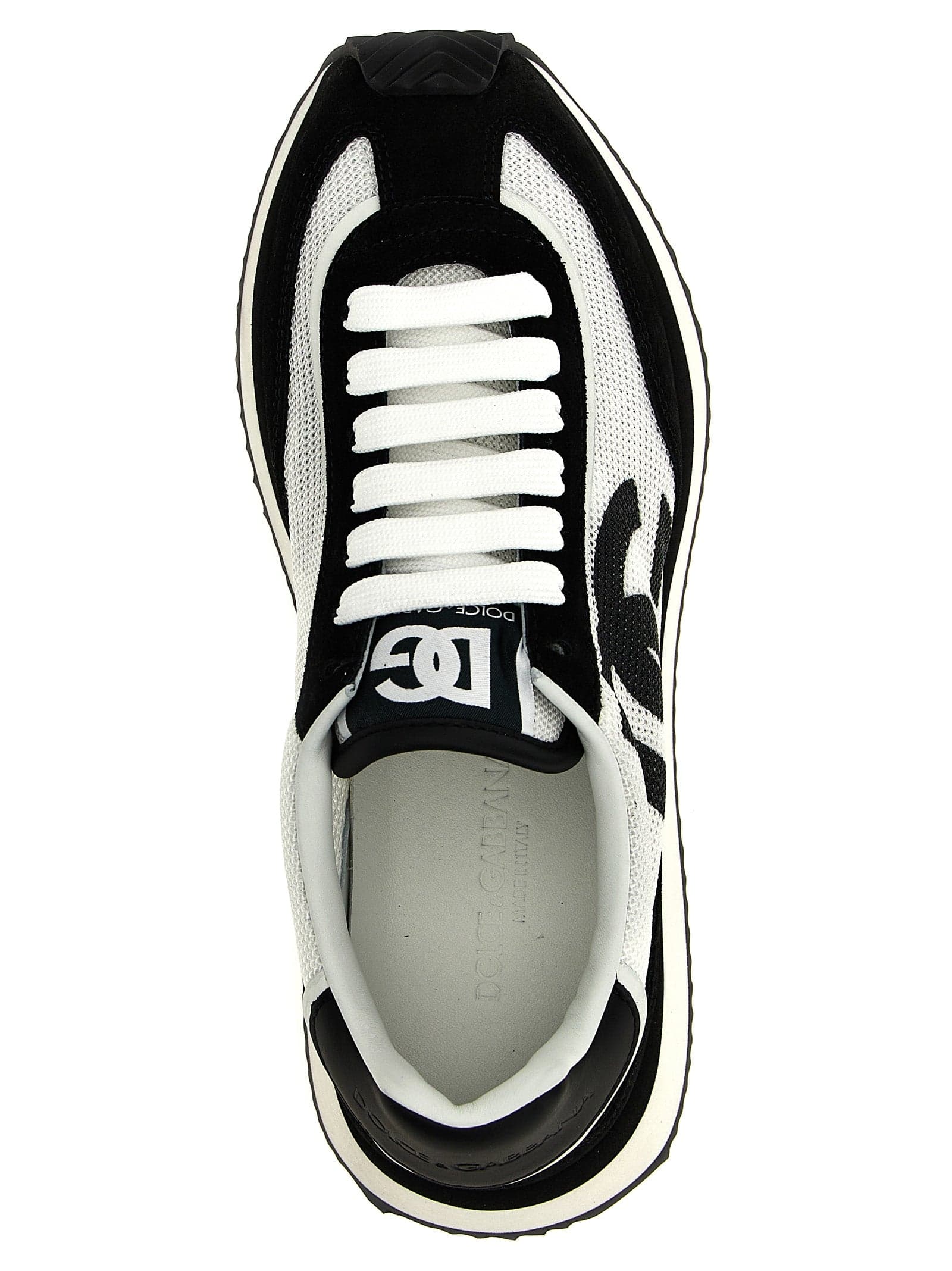 Dolce & Gabbana Bicolor Calfskin Athletic Sneakers - 4