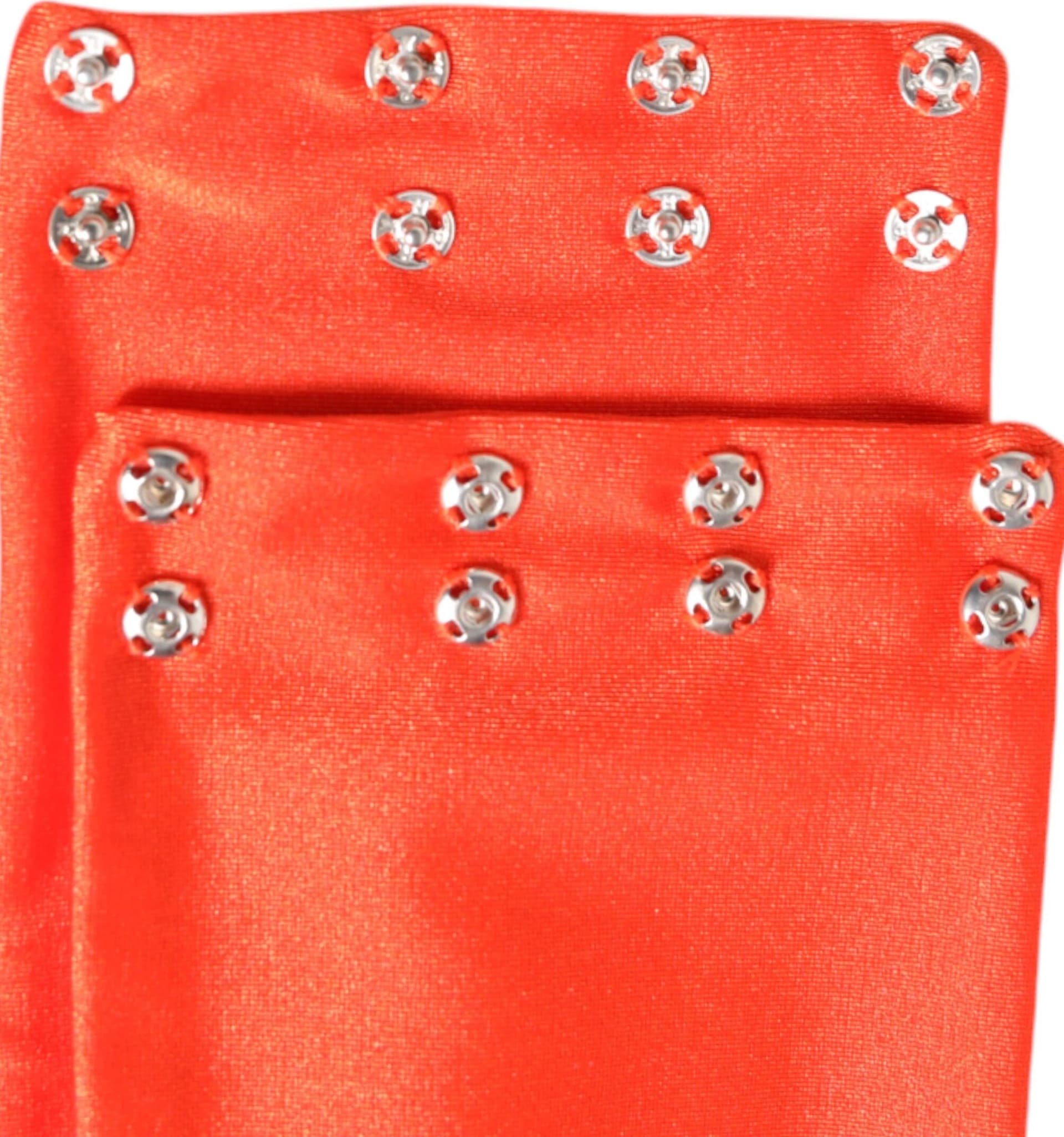 Dolce & Gabbana Orange Nylon Stretch Women Neck Warmer Scarf - 4