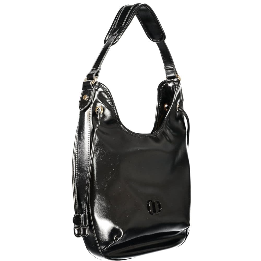 Twinset Black Polyurethane Women Hobo Bag - 3