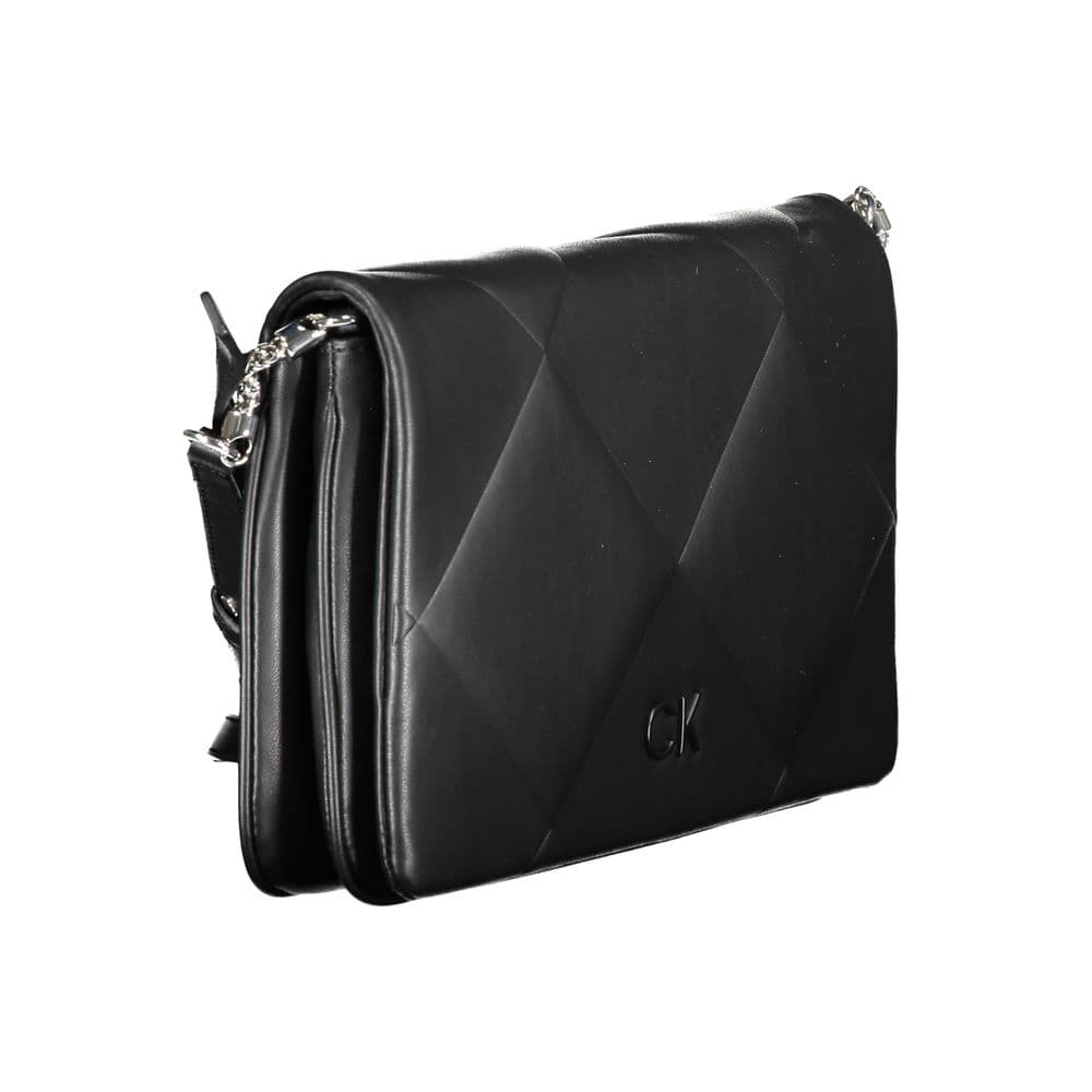 Calvin Klein Black Polyurethane Women Handbag - 3