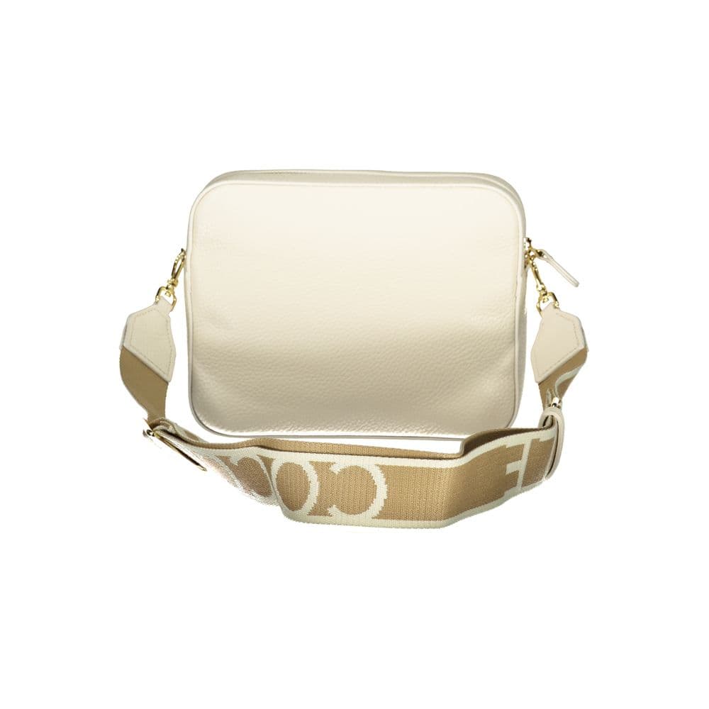 Coccinelle Bianco Leather Women Handbag - 2
