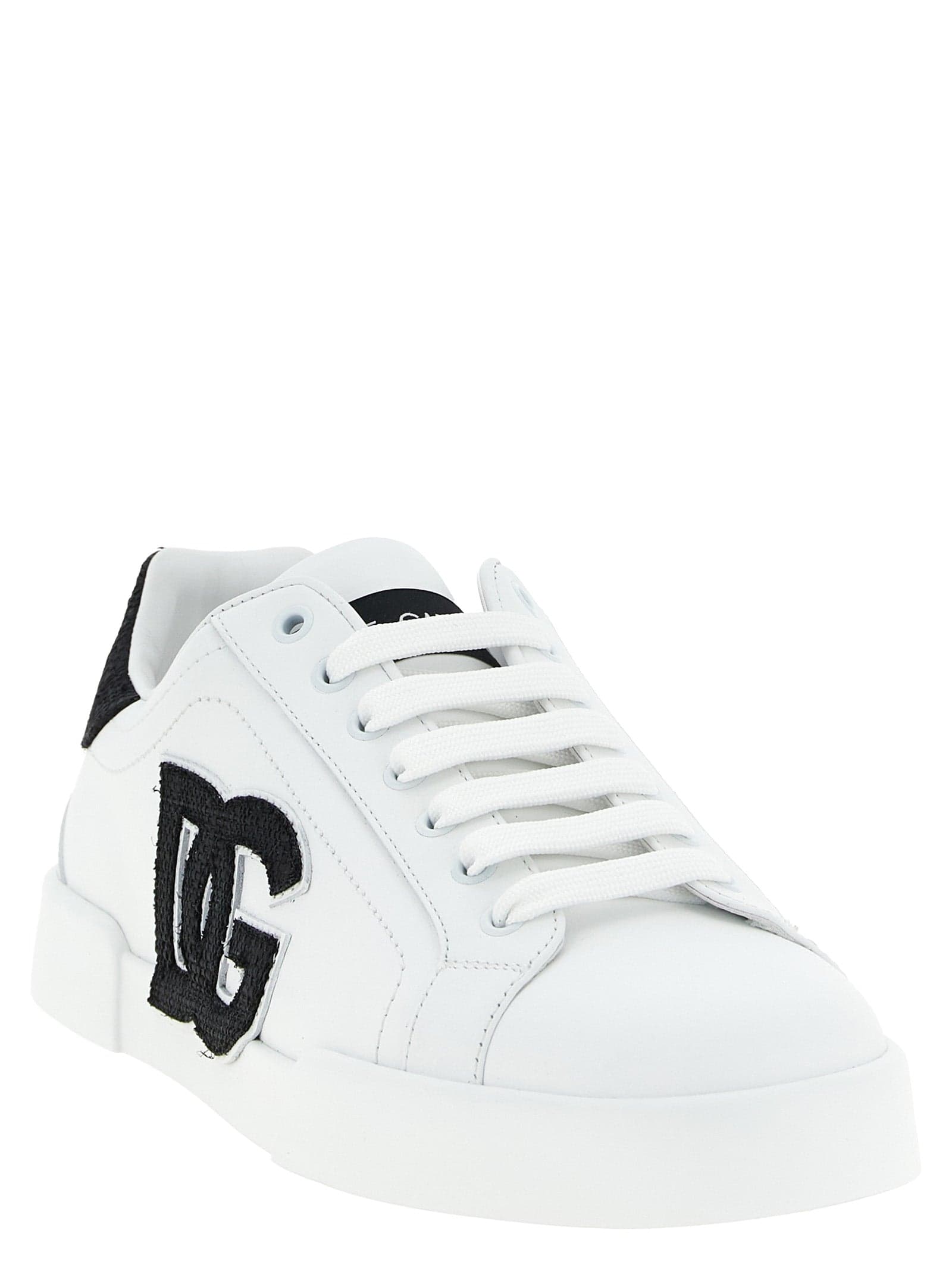 Dolce & Gabbana Bicolor Calfskin Low Top Sneakers - 2