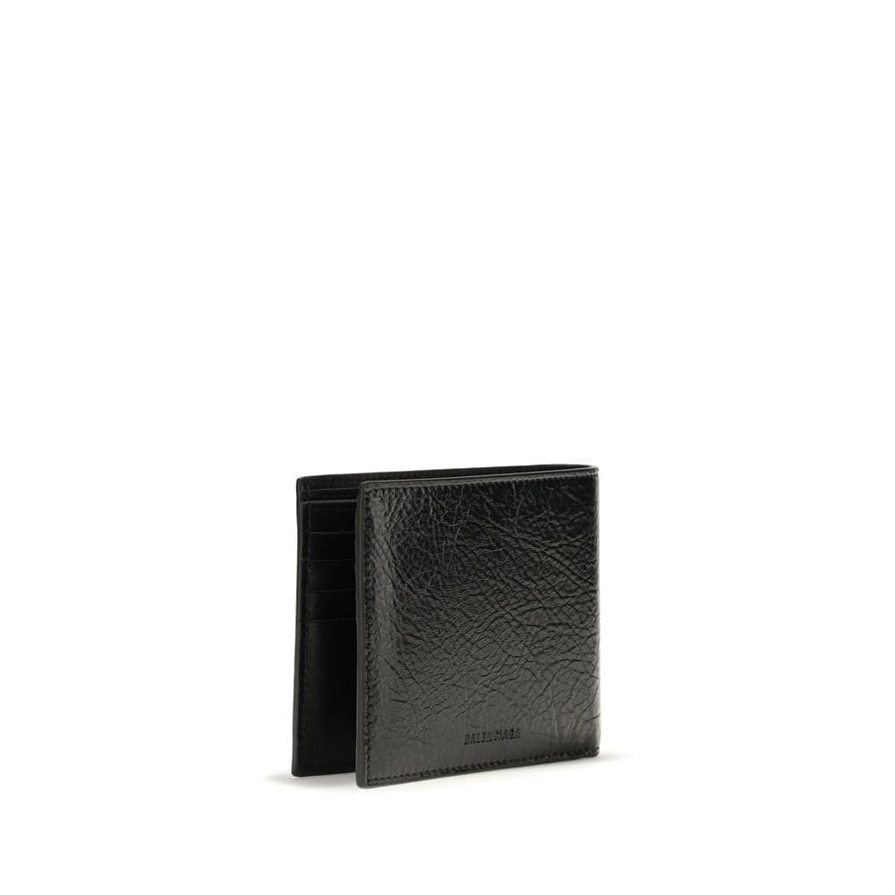 Balenciaga Black Lamb Ovis Aries Aries Wallet - 2