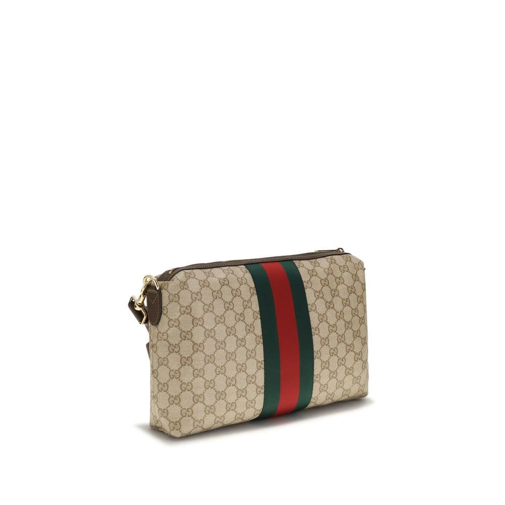 Gucci Beige Cotton Shoulder Bag - 3