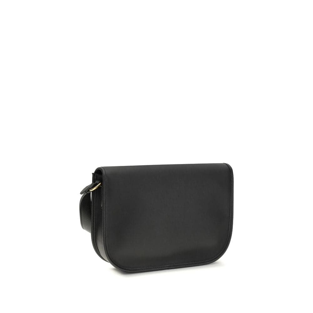 Valentino Garavani Black Calf Leather Bos Taurus Shoulder Bag - 3
