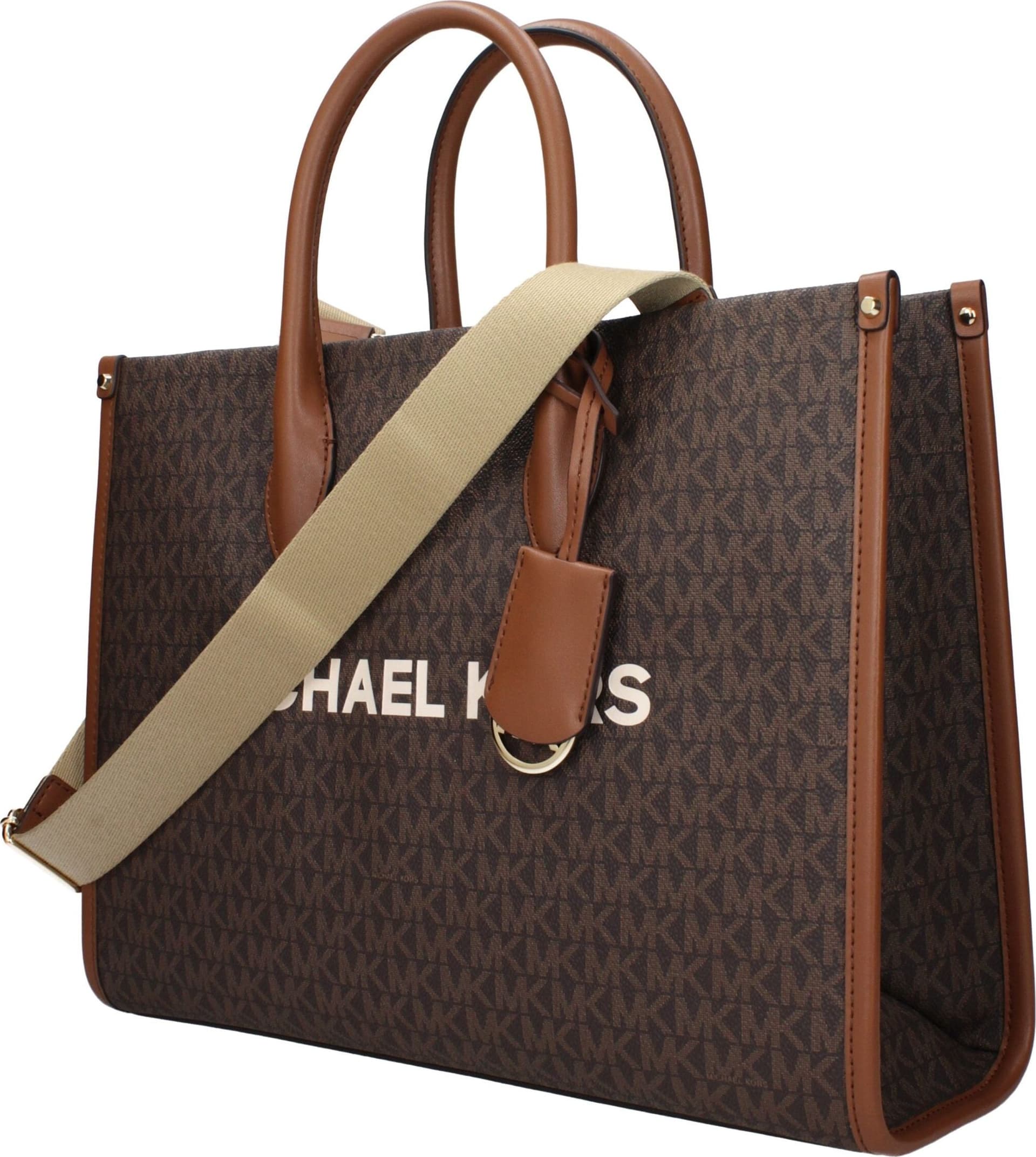 Michael Kors Brown Fabric Handbag - 2