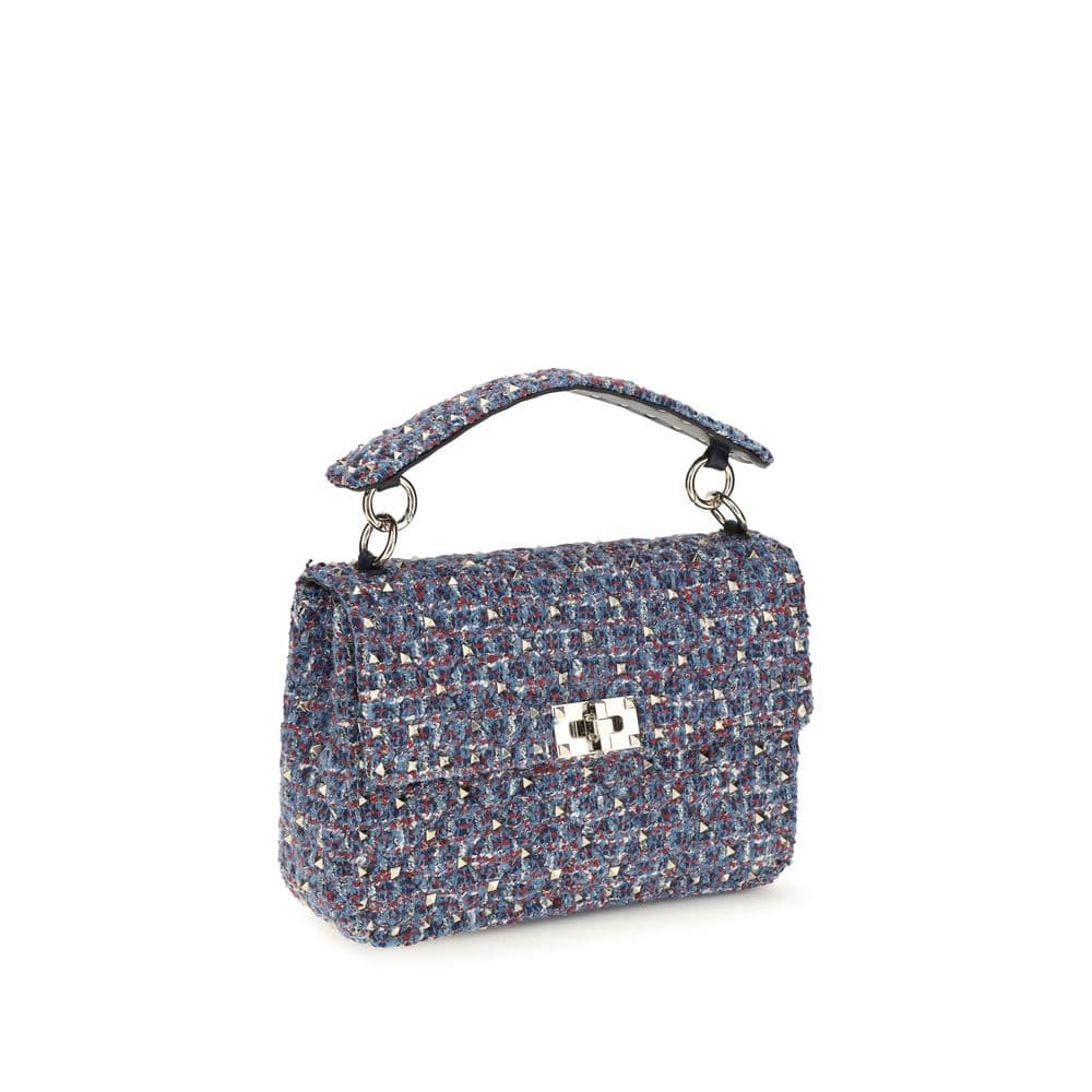 Valentino Garavani Blue Fabric Handbag - 2