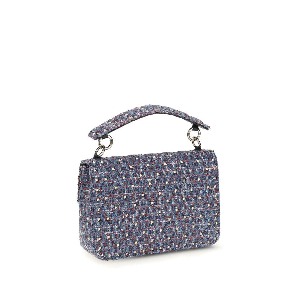 Valentino Garavani Blue Fabric Handbag - 3