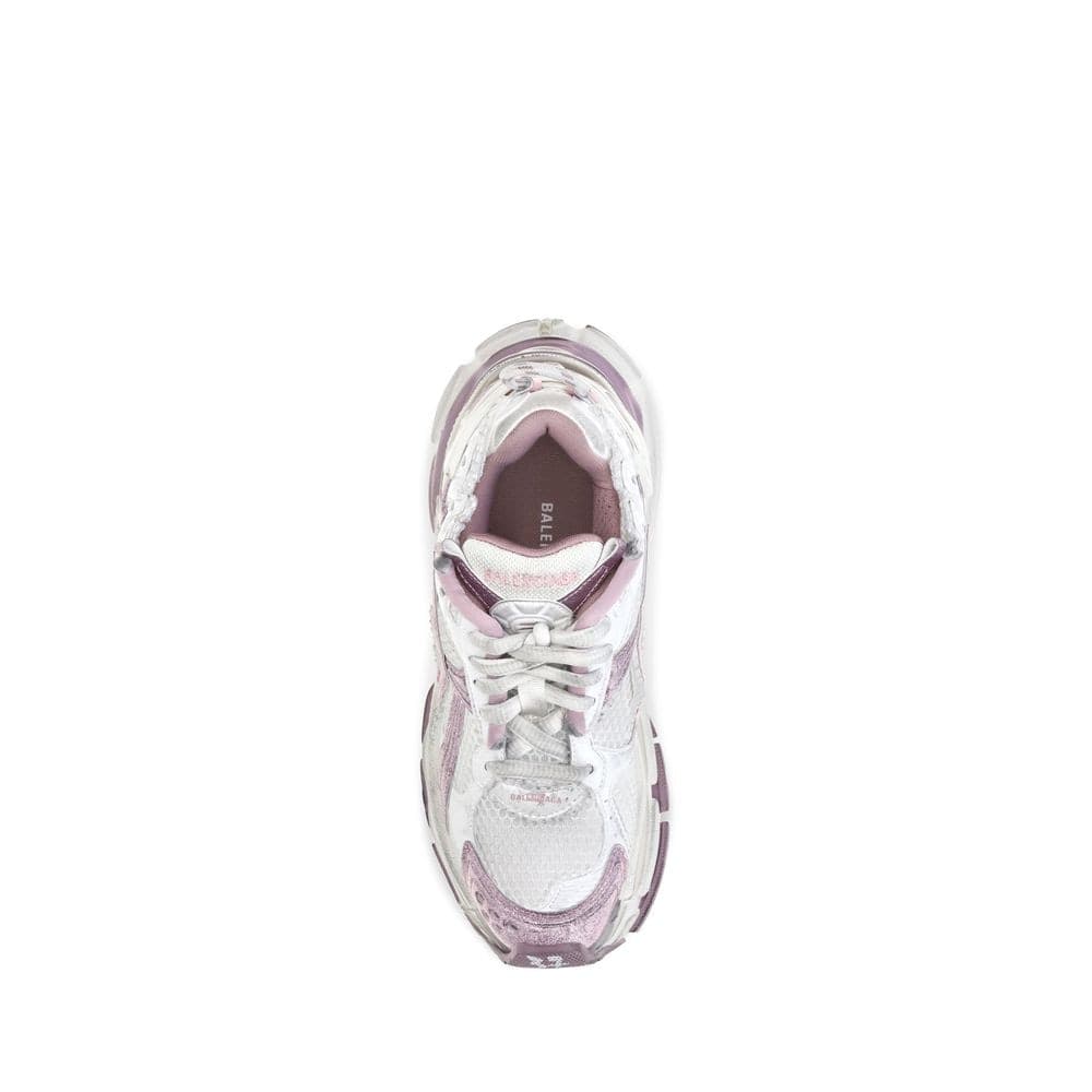 Balenciaga Purple Polyester Athletic Sneakers - 4