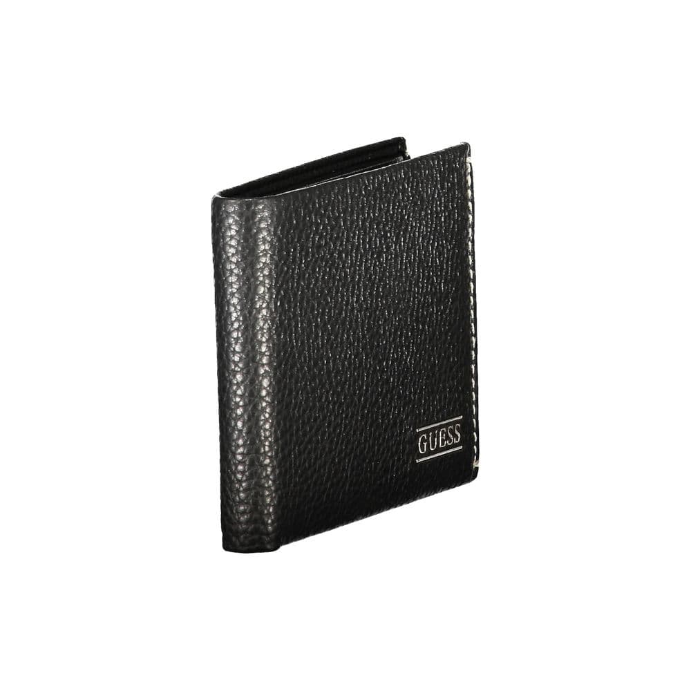Guess Jeans Black Leather Wallet - 3