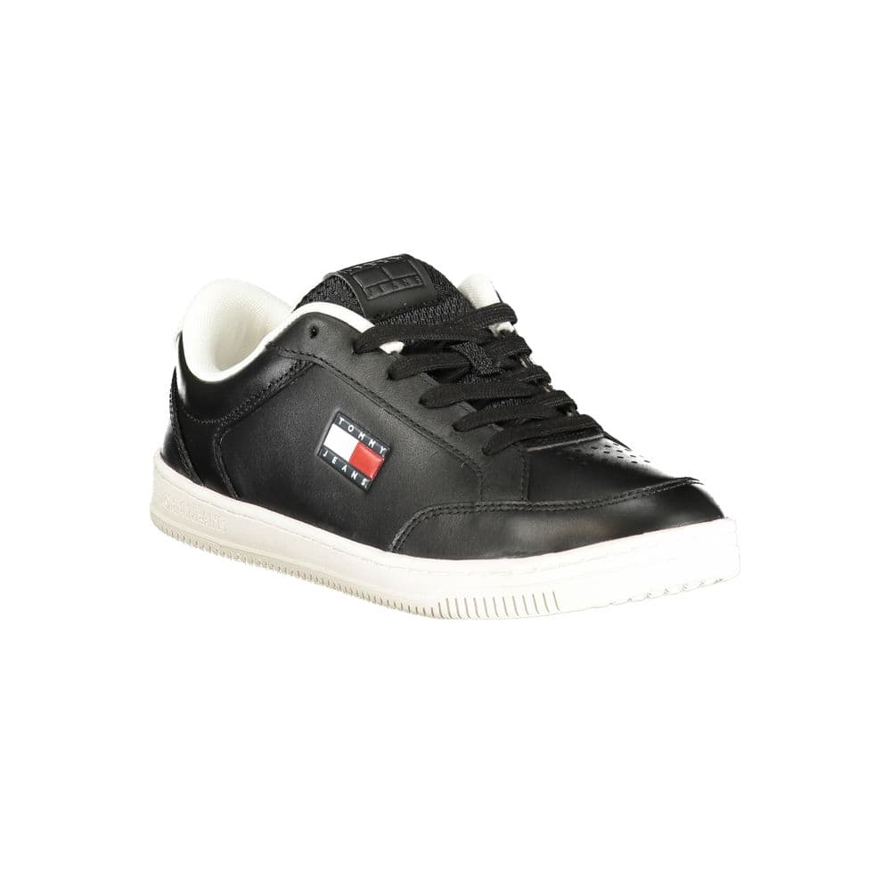 Tommy Hilfiger Black Polyurethane Men Sneaker - 2