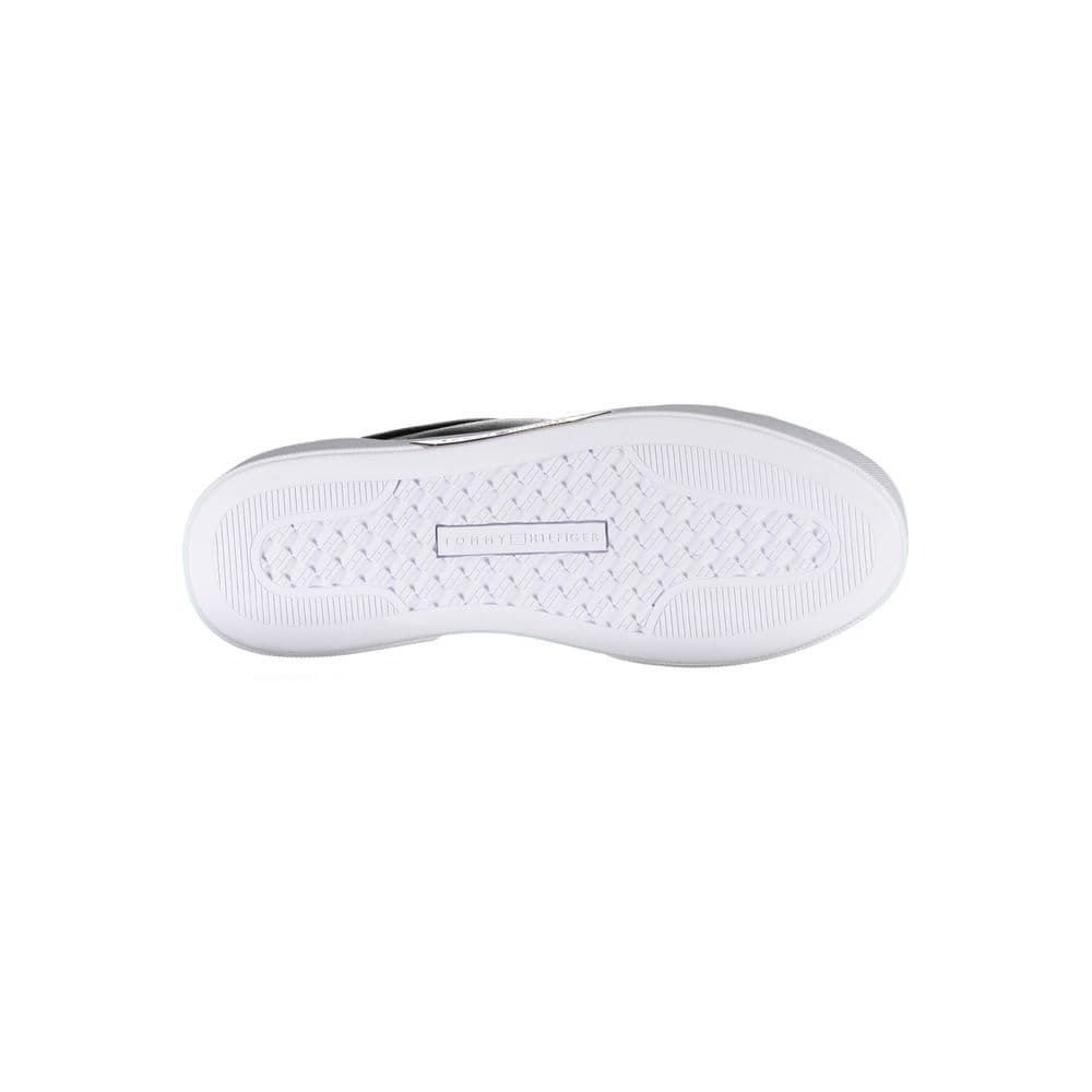 Tommy Hilfiger Black Leather Women Sneaker - 2