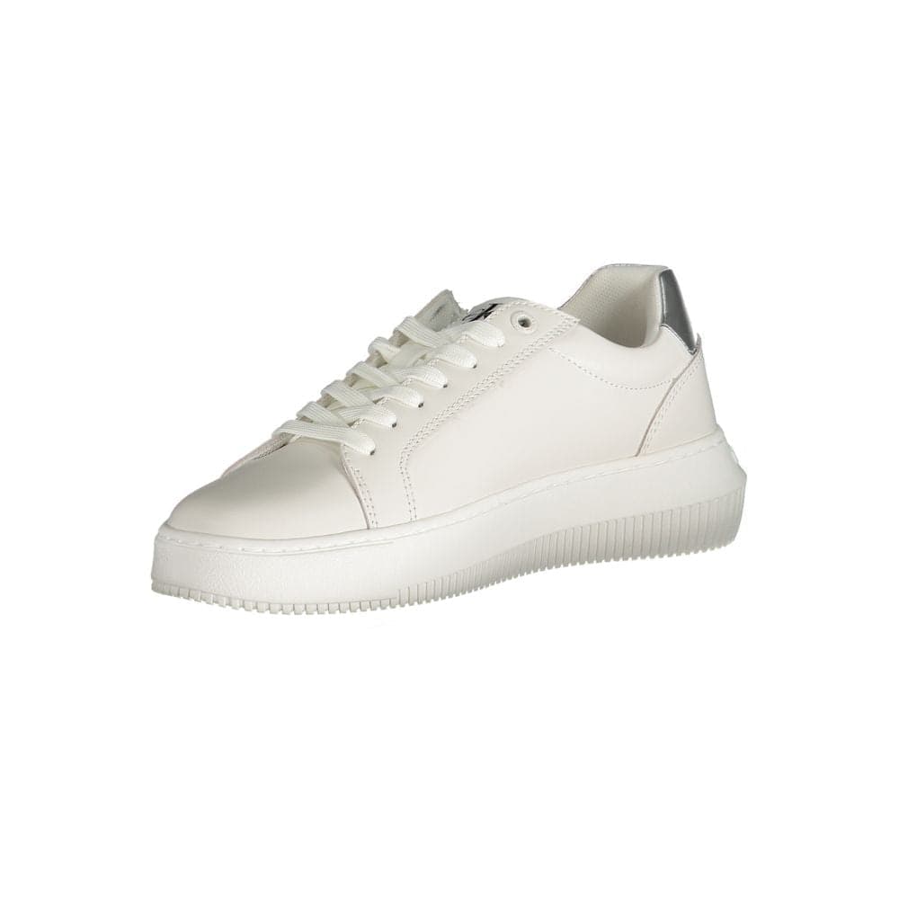 Calvin Klein Bianco Polyurethane Women Sneaker - 3