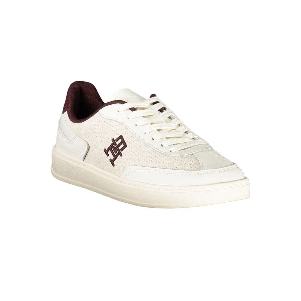 Tommy Hilfiger Beige Polyurethane Women Sneaker - 2