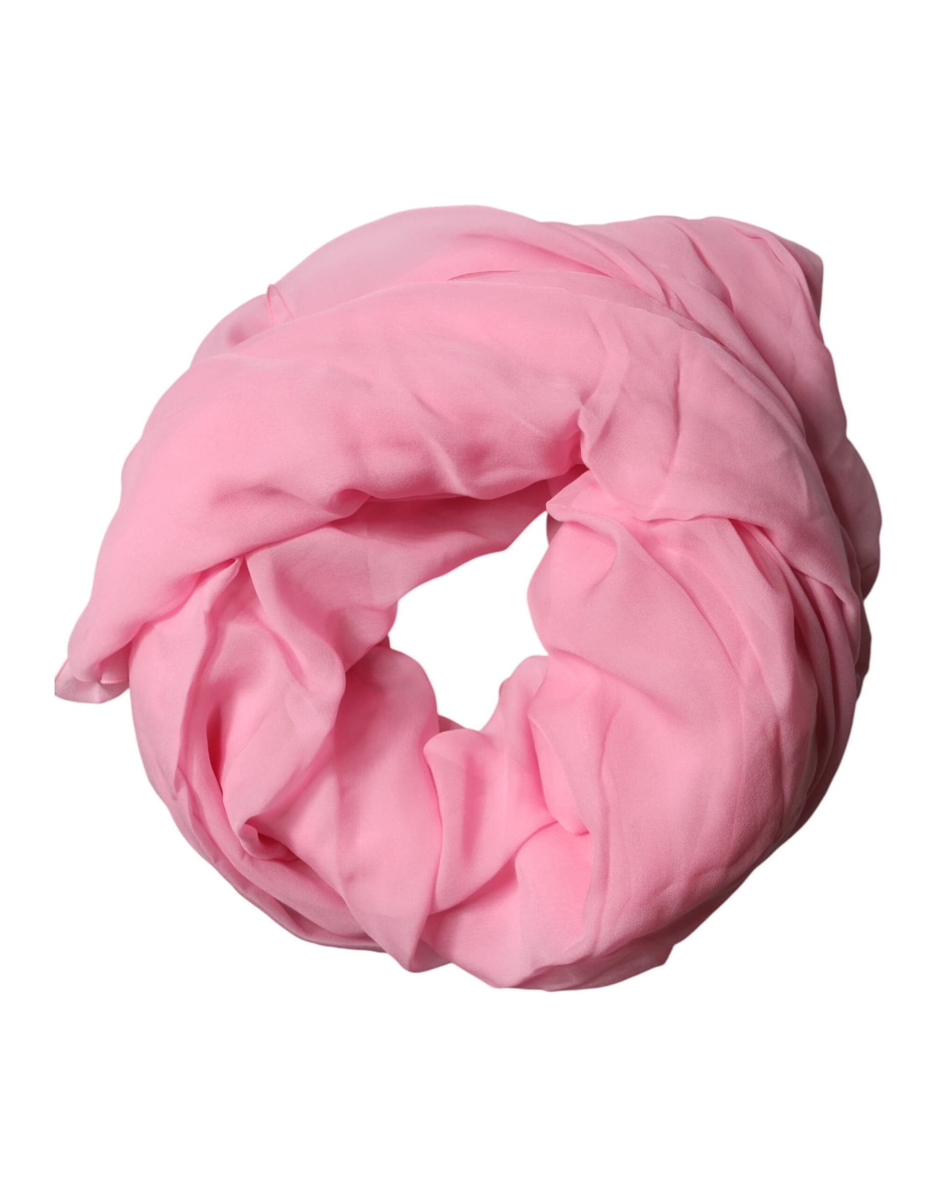 Dolce & Gabbana Pink Silk Sash Neck Wrap Shawl Men Scarf - 5