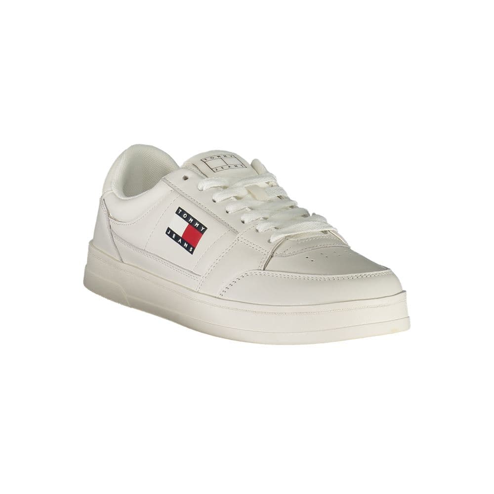 Tommy Hilfiger White Leather Men Sneaker - 2