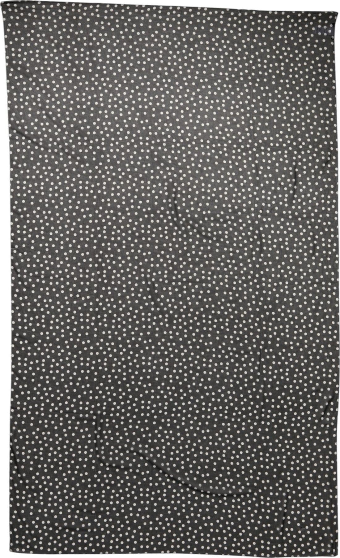 Dolce & Gabbana Black Polka Dots Polyester Wrap Shawl Scarf - 3