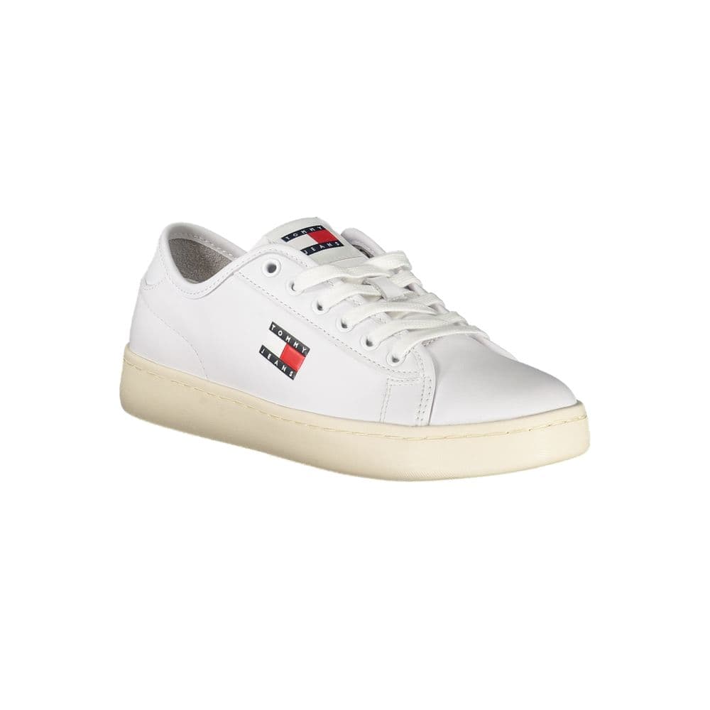 Tommy Hilfiger Bianco Polyurethane Women Sneaker - 2