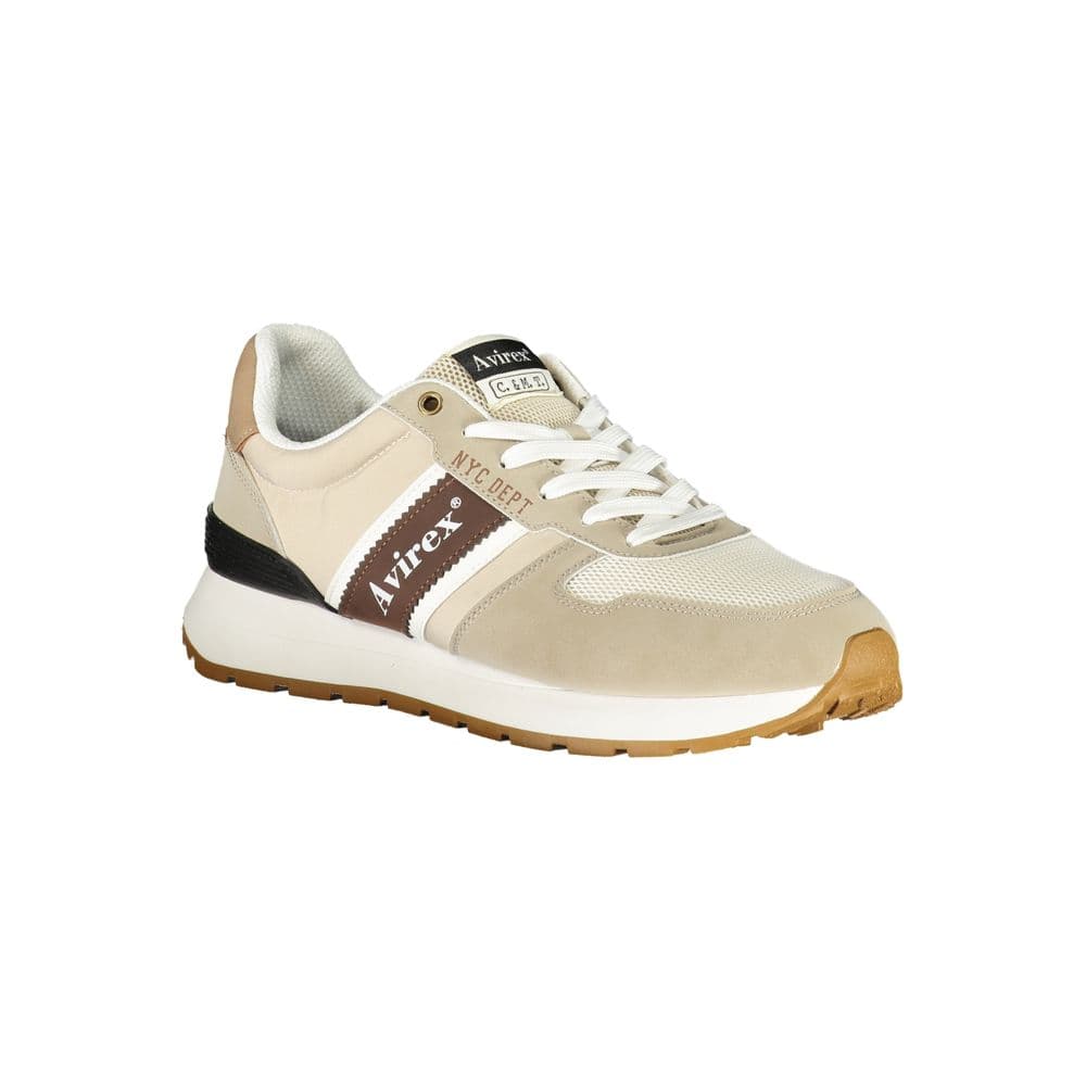 Avirex Beige Polyurethane Mens Sneaker - 2