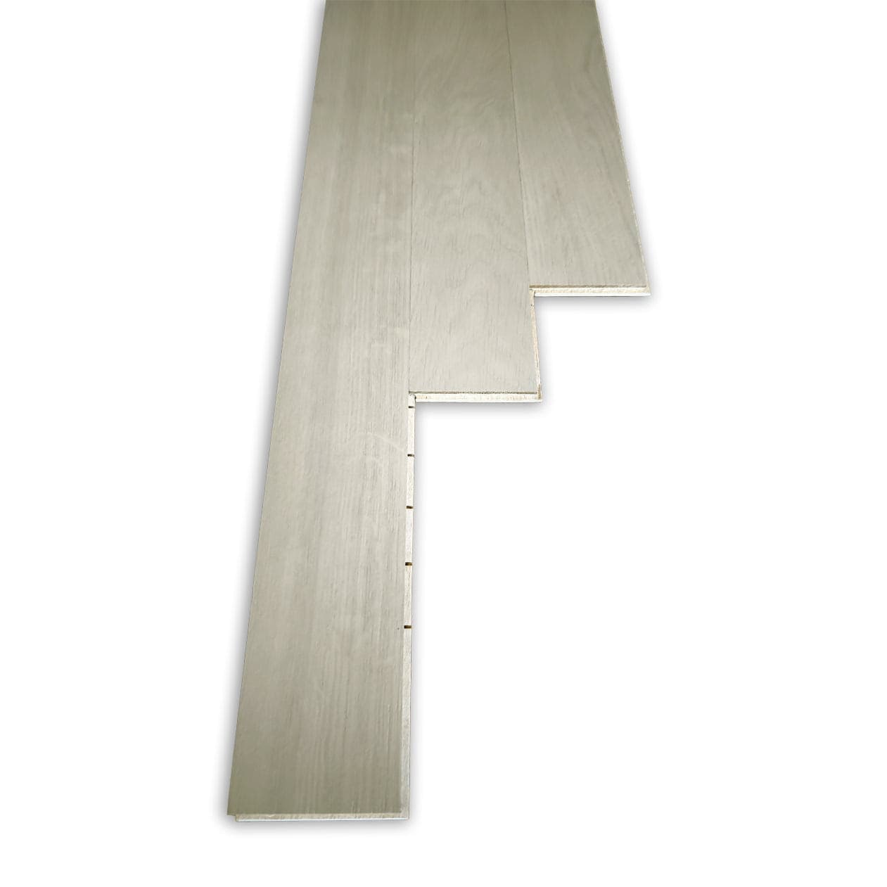 €16,99mq * STOCK GARBELOTTO * Lotto da 12mq di listone Rovere Light Classic spazzolato SBIANCATO SELECT 9x70x700 (3mm nobile) - 2