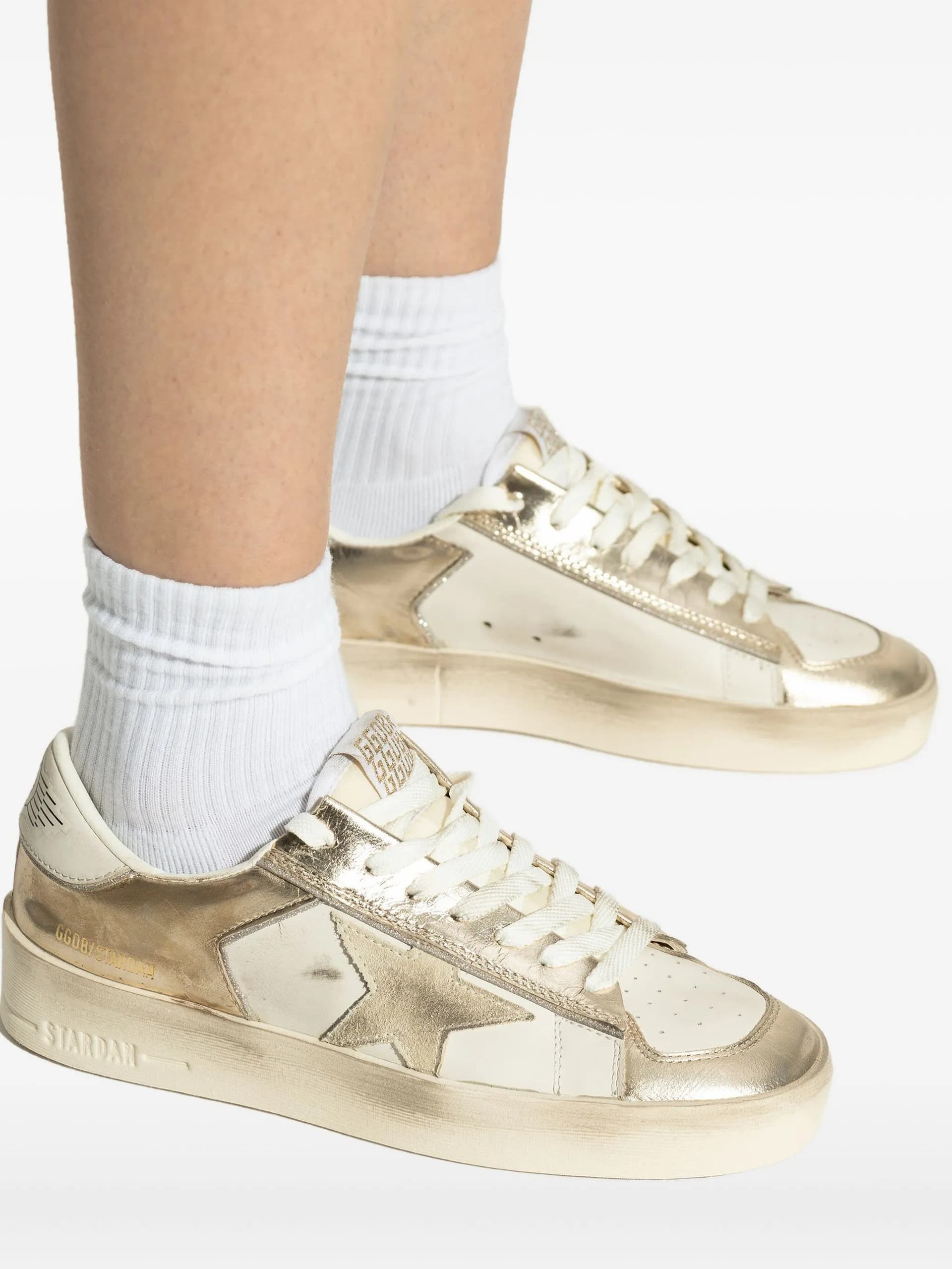 Golden Goose  - Sneakers Beige da Donna - 5