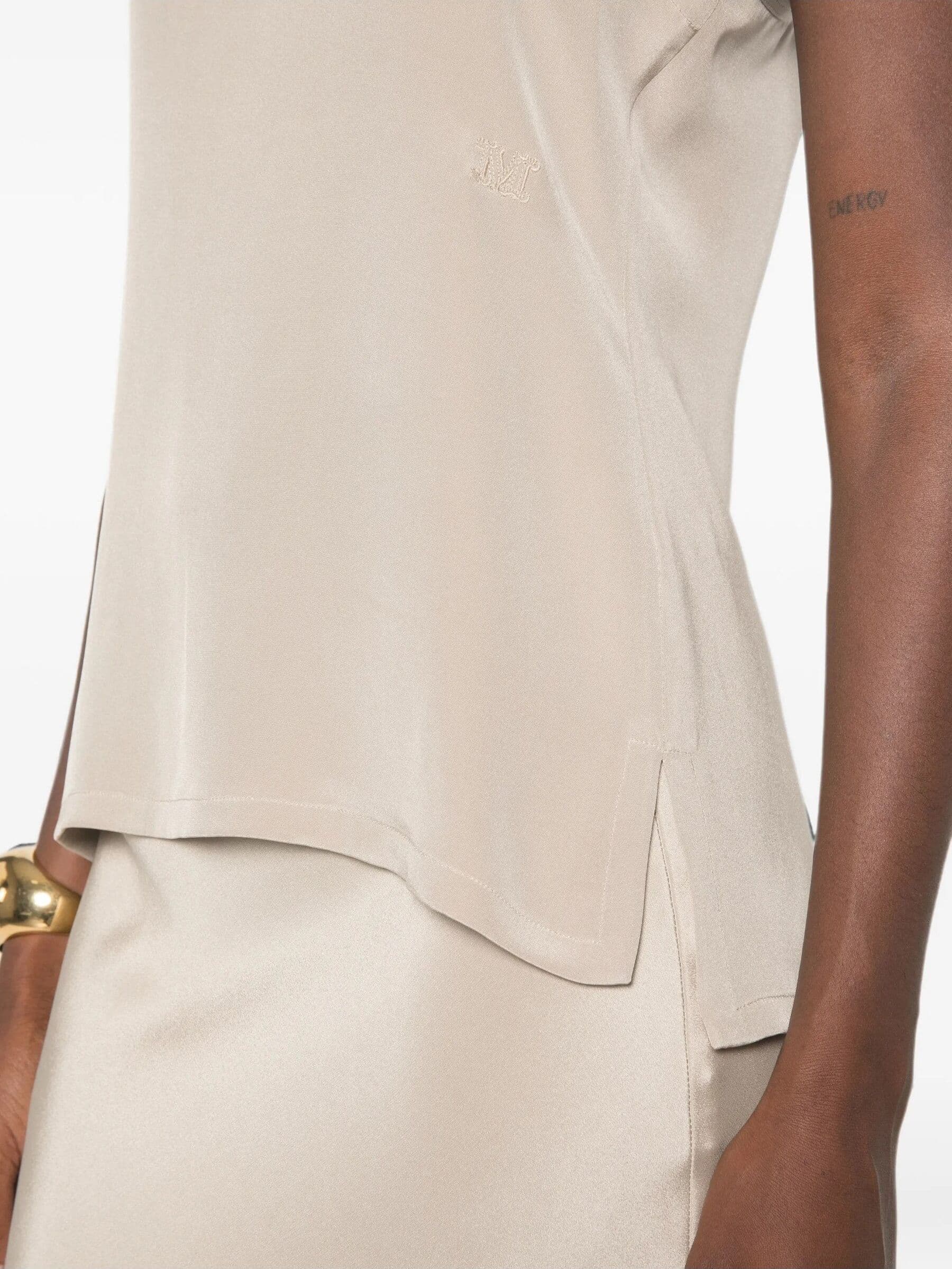 MAX MARA  BLUSA PAVIDO - 10