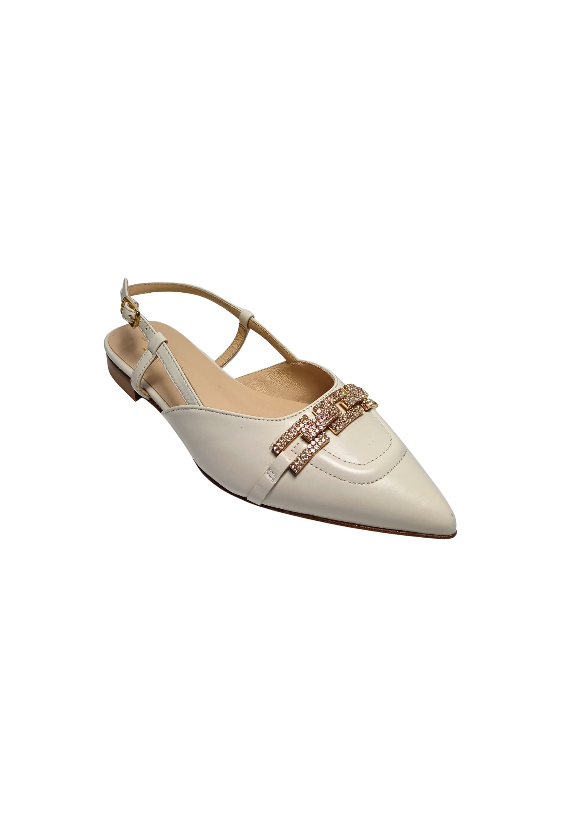 BALDININI SHOES D5F204P1NAPP9002 Baldinini shoes Donna Nappa Bianco Sporco - 5