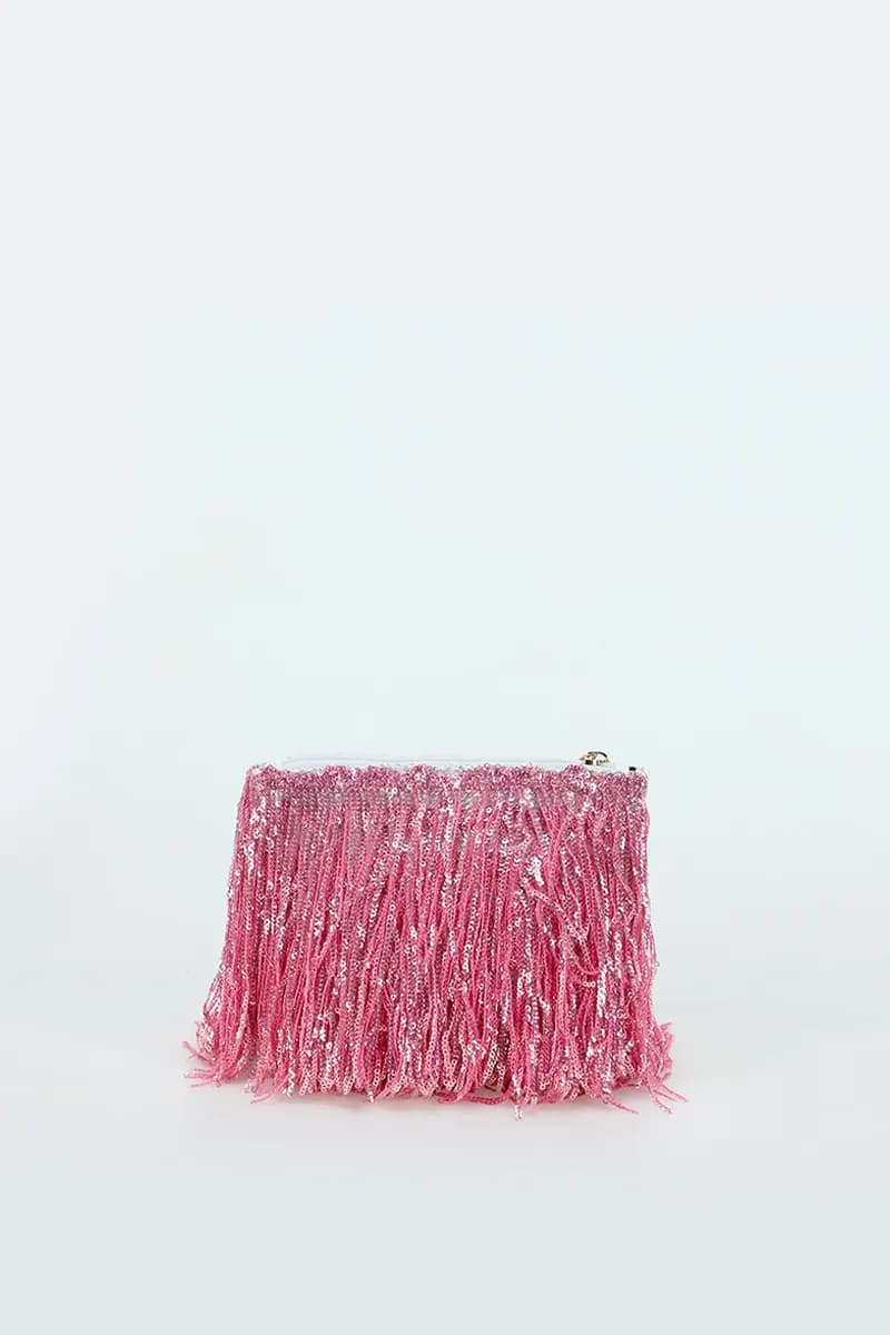 Pochette con frange lurex | PHO Firenze - 3