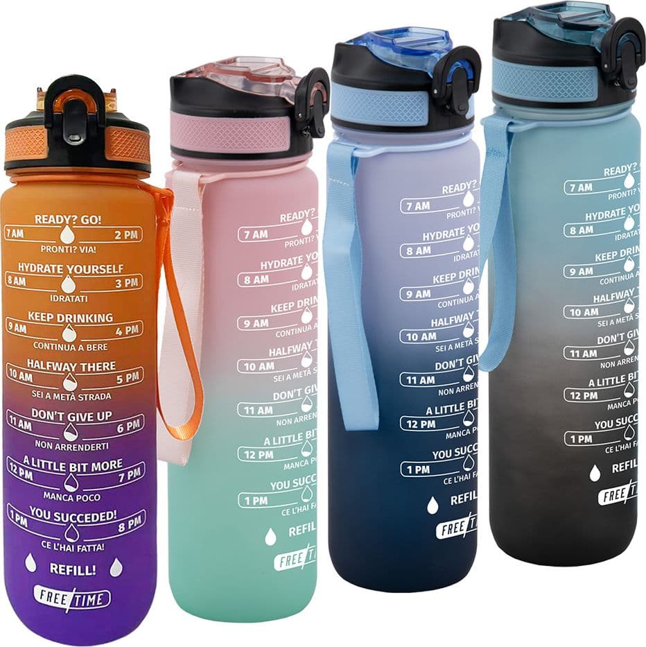 Borraccia Sportiva in Plastica 1000 ml