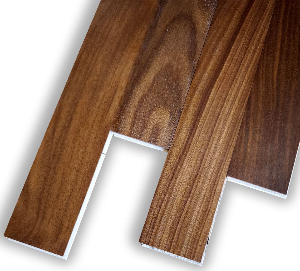 €28,99mq * STOCK GARBELOTTO * Lotto da 47mq di listone prefinito liscio STONALIZZATO spazzolato verniciato AFRORMOSIA Light Classic SELECT 9x70x400/600 (3mm nobile) - 2