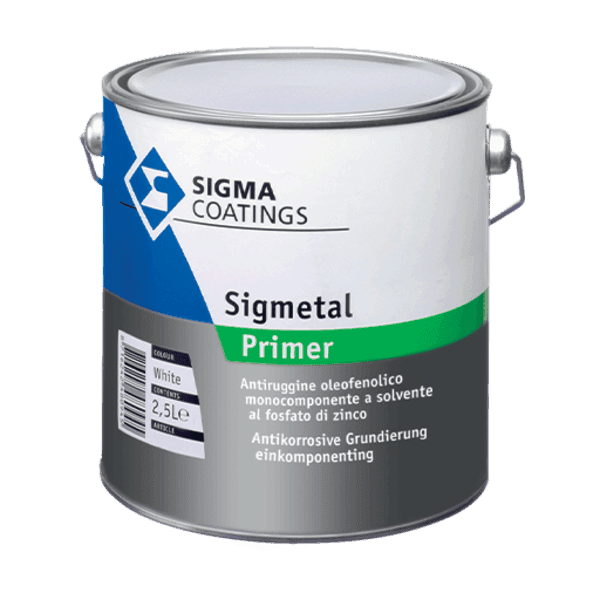 FONDO A SOLVENTE SIGMETAL PRIMER GRIGIO LT. 2,5 'SIGMA'
