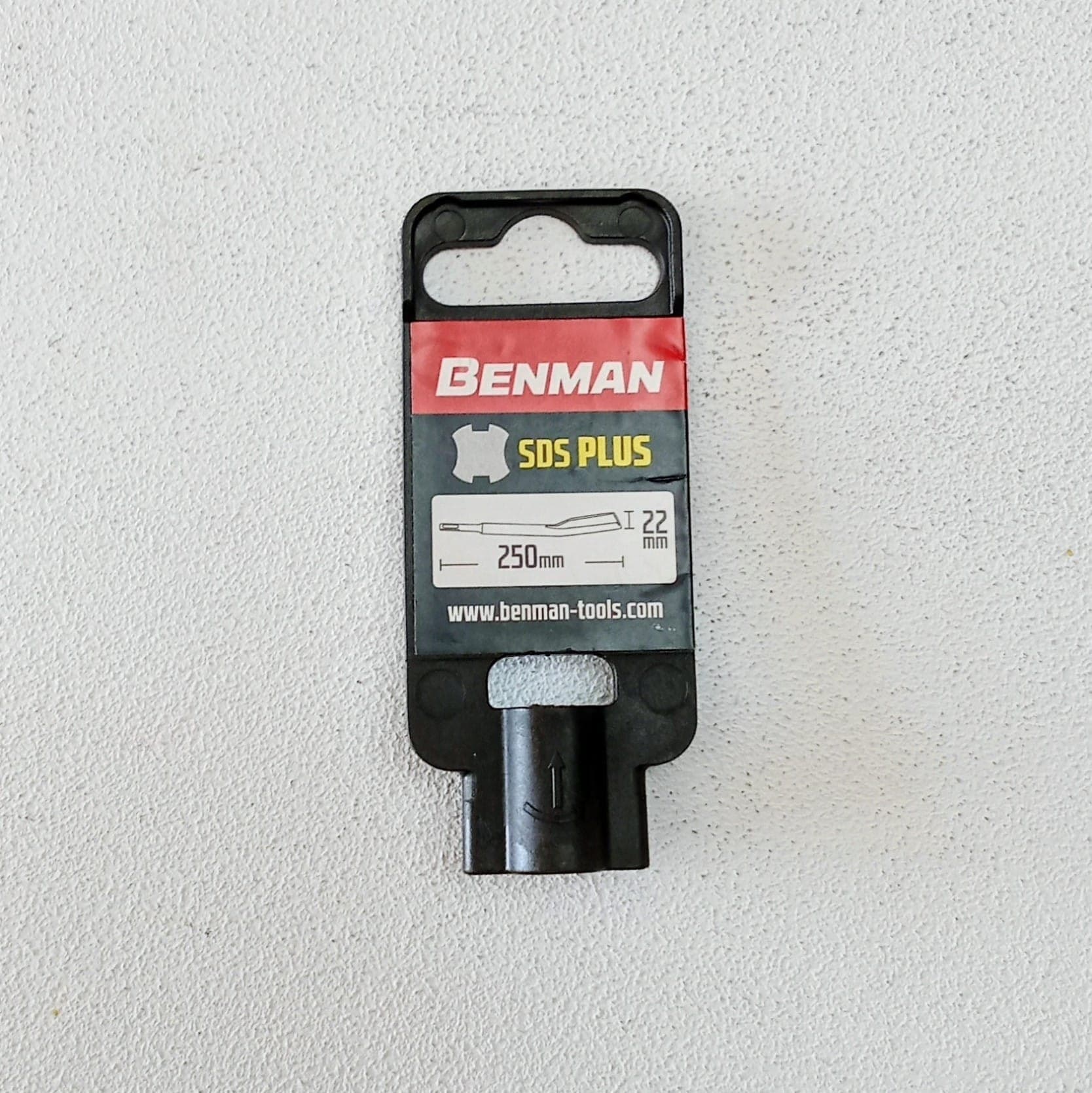 Benman scalpello punta a sgorbia da 22mm per tassellatore sds-plus- lunghezza 250mm - 5