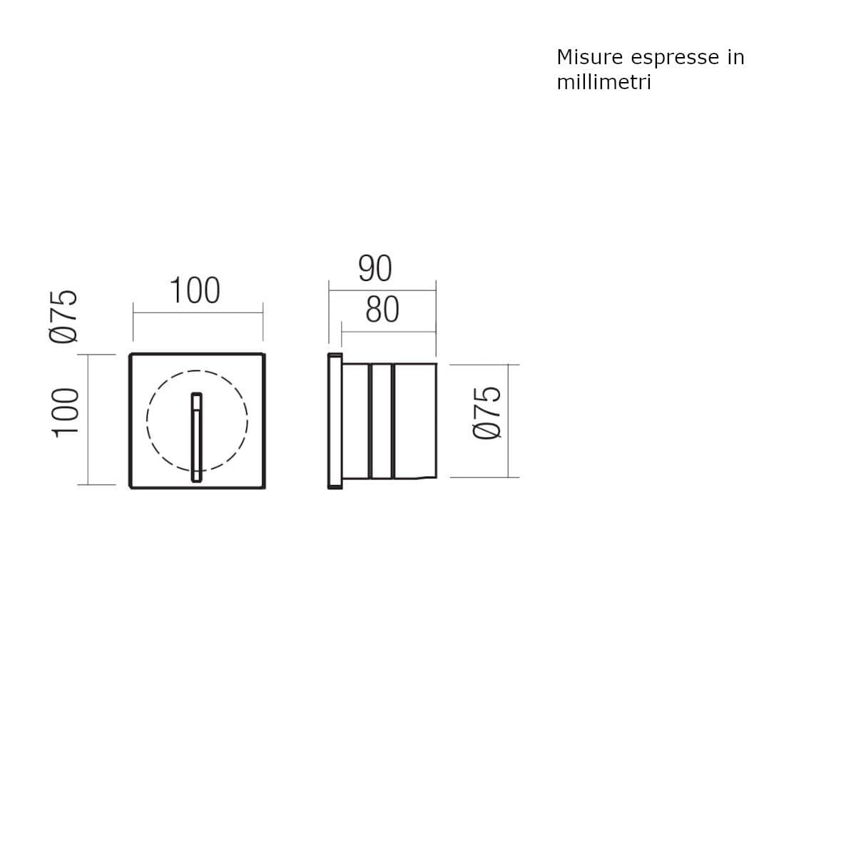 Segnapasso led Redo Group BAST 91191 91192 IP65 cemento - 8