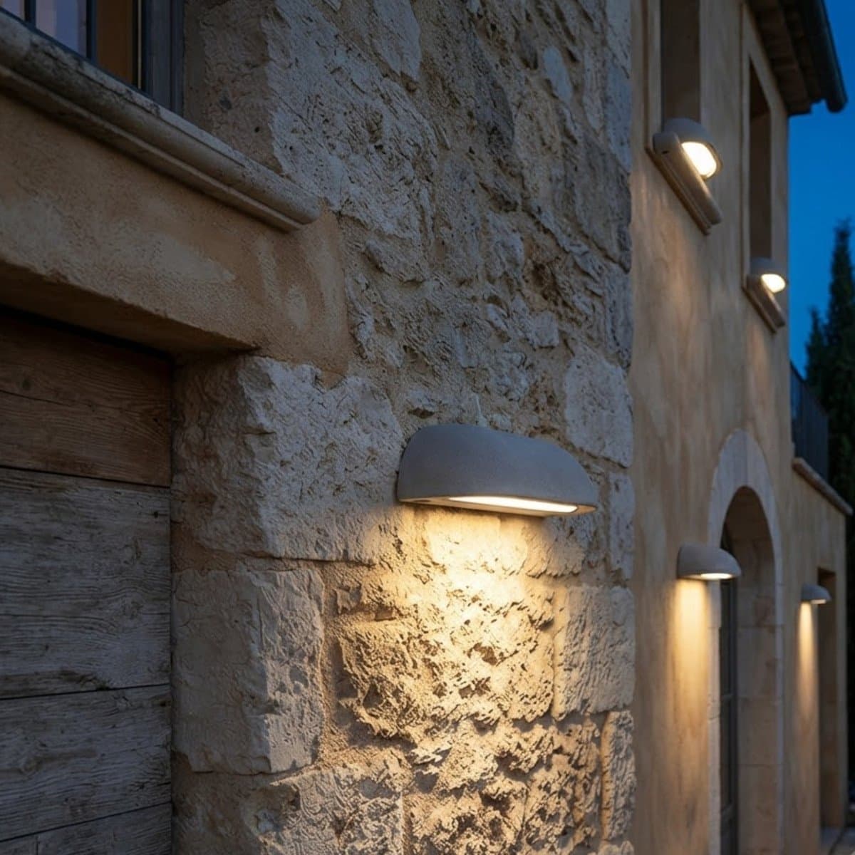 Applique LED Redo Group URON 91000 91001 91002 IP65 monoemissione cemento - 3