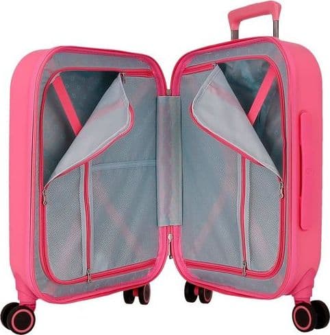 Trolley Joumma Bags 55cm in ABS Stitch You are Magical Fucsia - 5