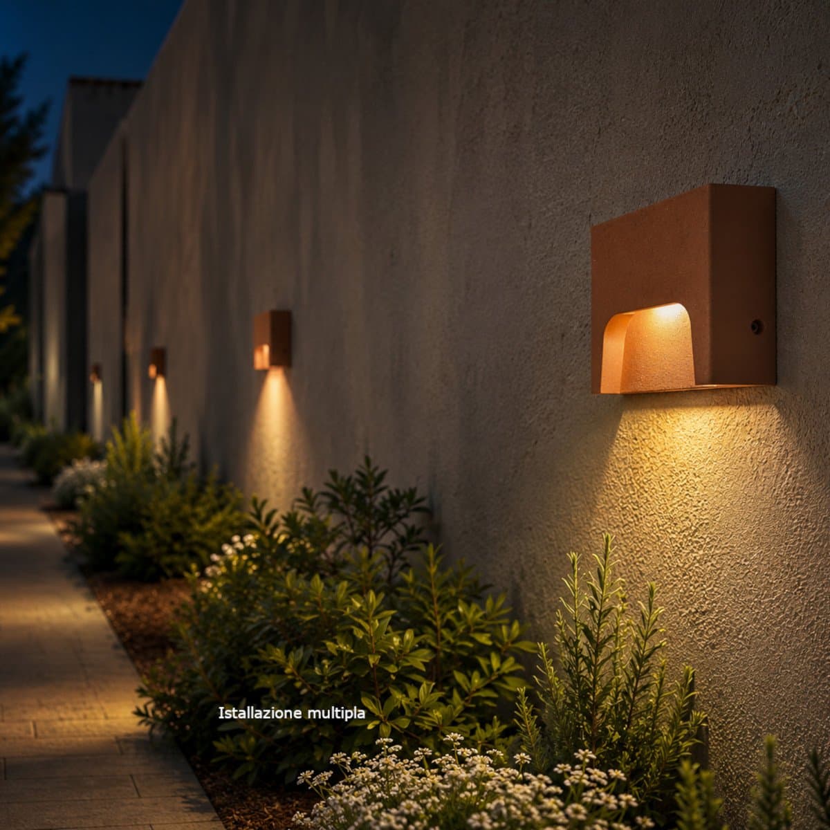 Segnapasso led Redo Group SASHI 90994 90995 90996 IP65 cemento - 3