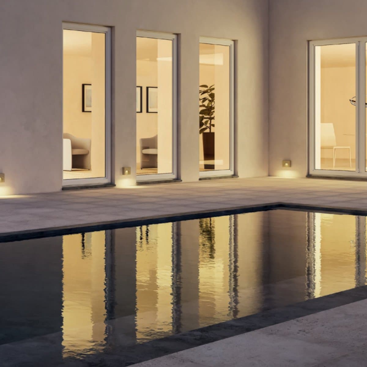 Segnapasso led Redo Group SASHI 90994 90995 90996 IP65 cemento - 6