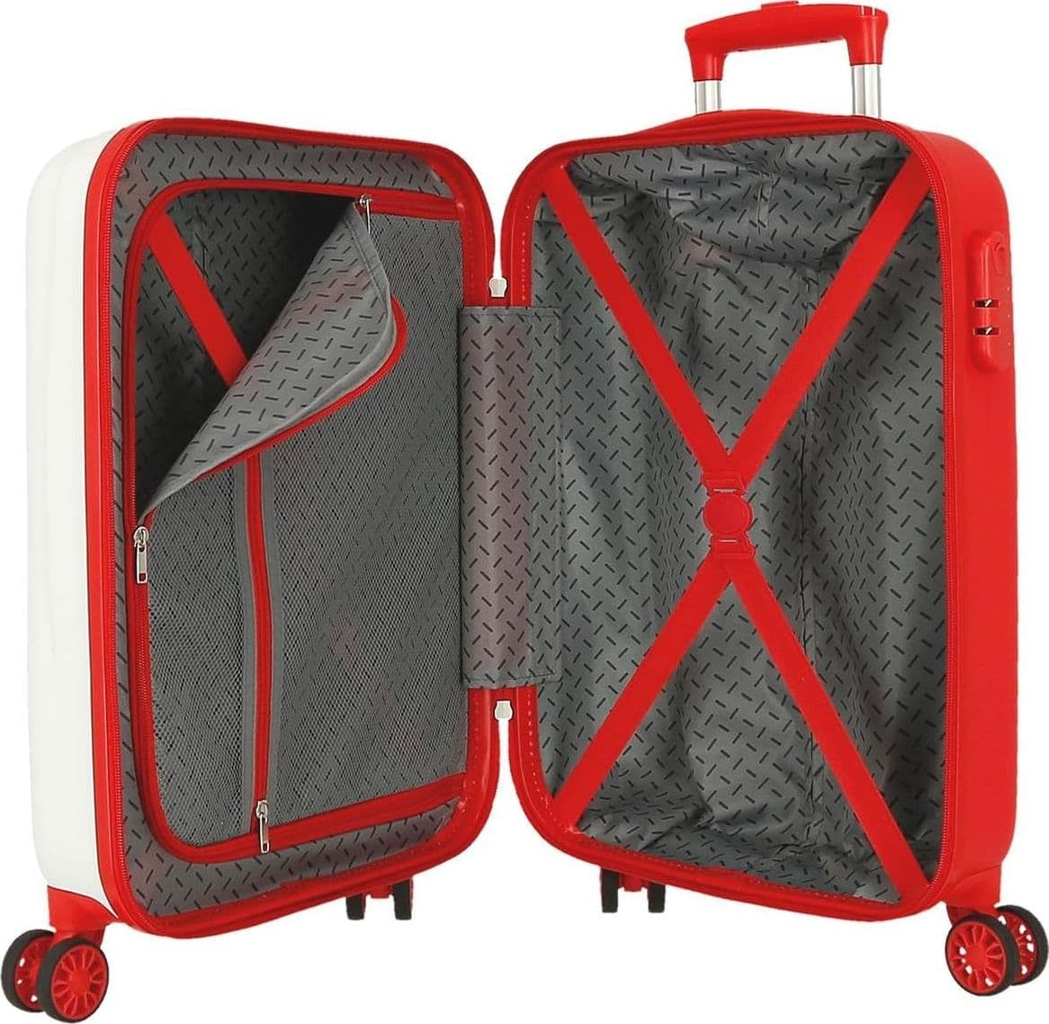 Trolley Joumma Bags 55cm Amazing Spiderman Bianco/Rosso - 5