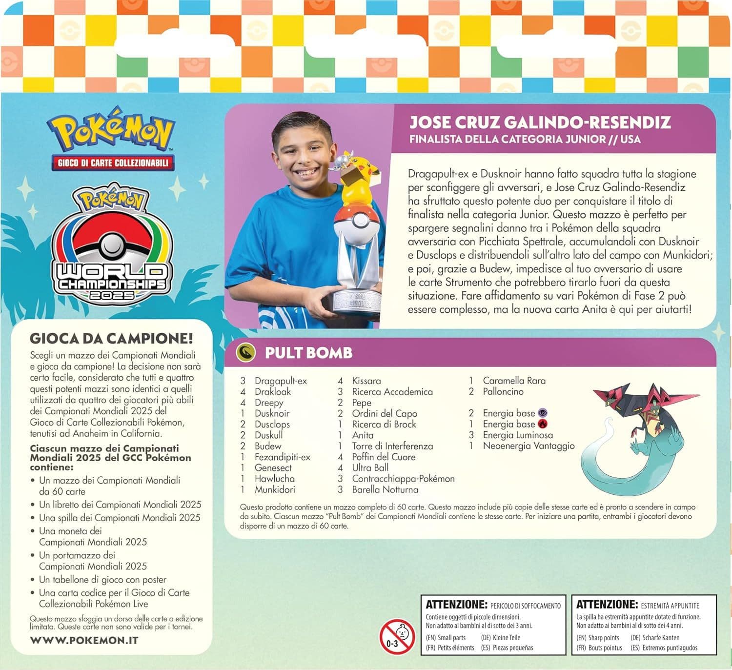 Pokemon - Mazzo dei Campionati Mondiali 2025 (Jose Cruz Galindo-Resendiz) - 2