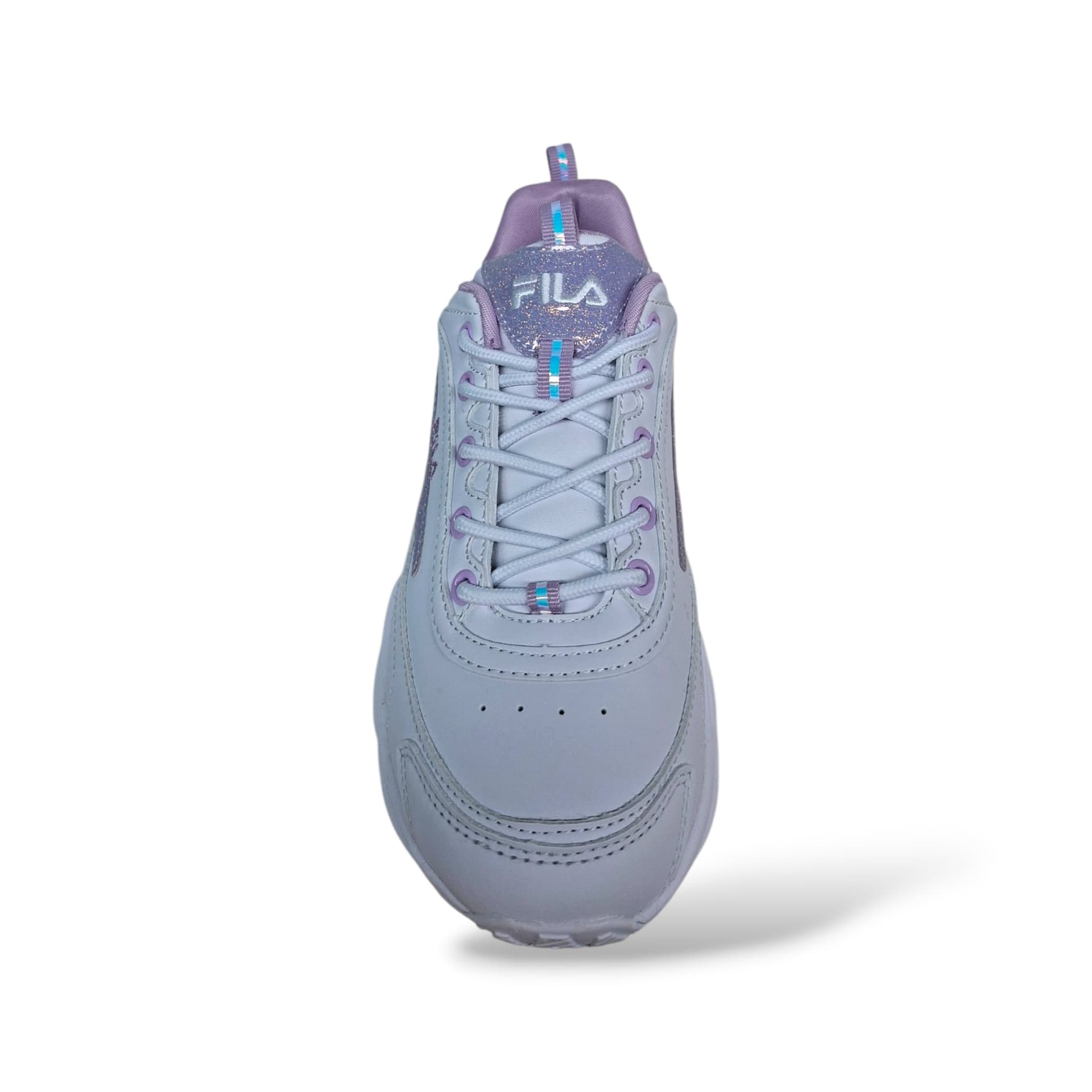 FILA Skye Sneakers Ragazze Bianco Lilla | Taglia 36-39 | Pelle Lacci | Scarpetteria Gica - 4