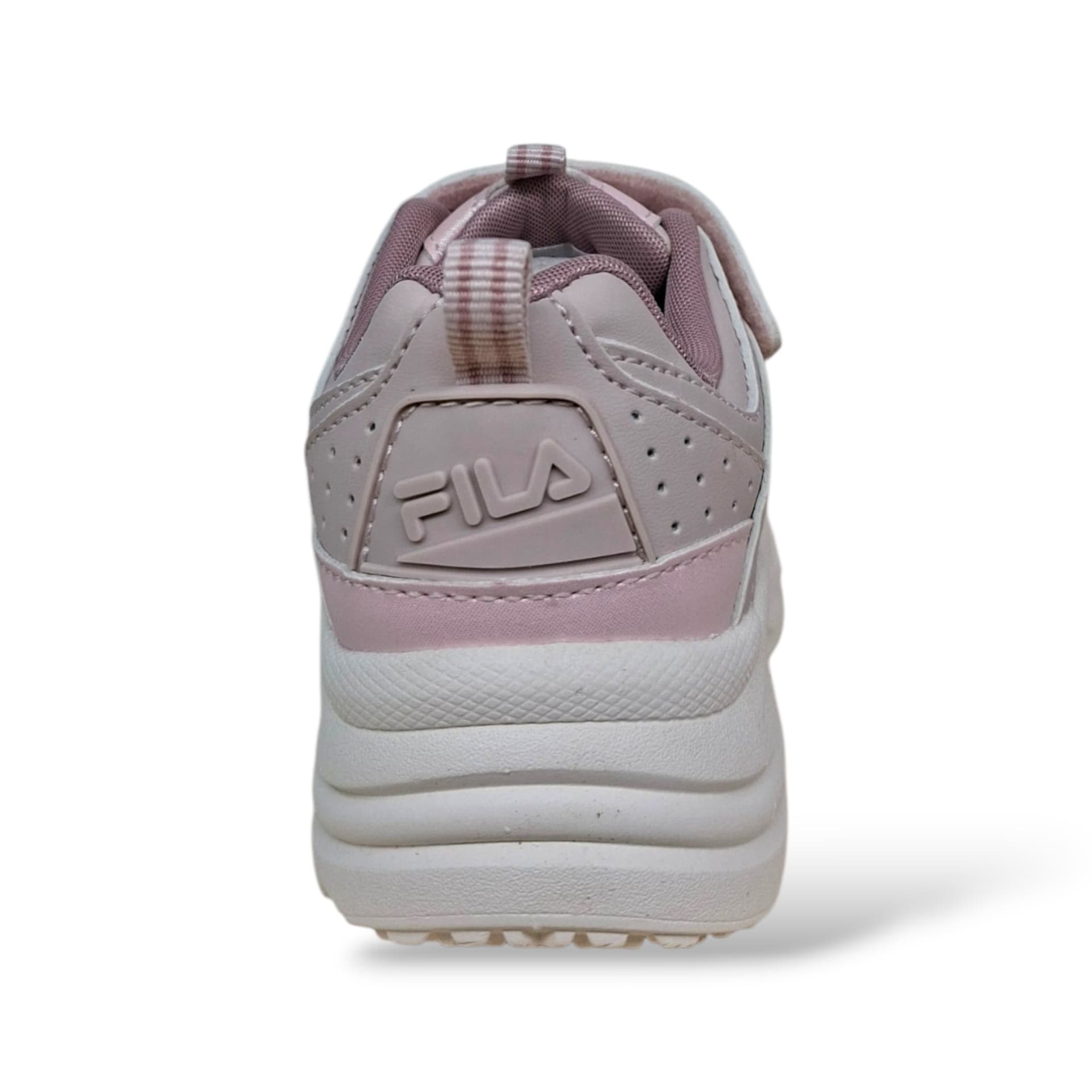FILA Skye Sneakers Bambine Ragazze Cipria Bianco | Taglia 28-35 | Pelle Velcro | Scarpetteria Gica - 3