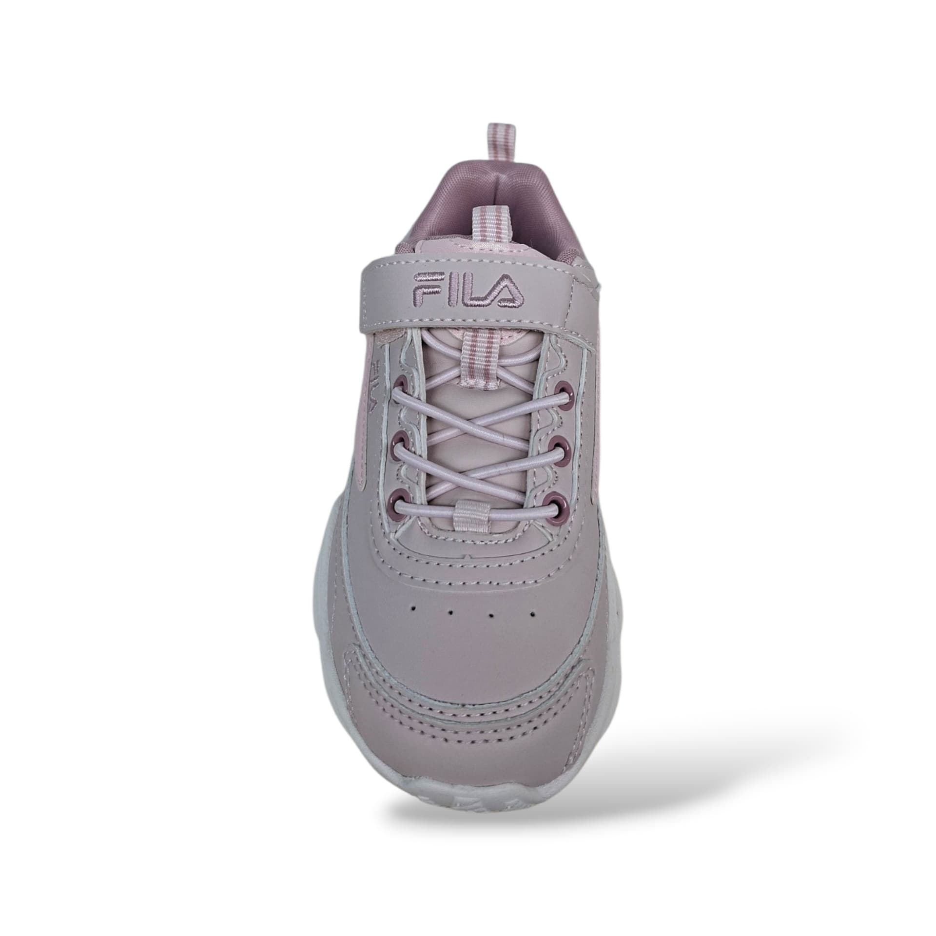 FILA Skye Sneakers Bambine Ragazze Cipria Bianco | Taglia 28-35 | Pelle Velcro | Scarpetteria Gica - 4