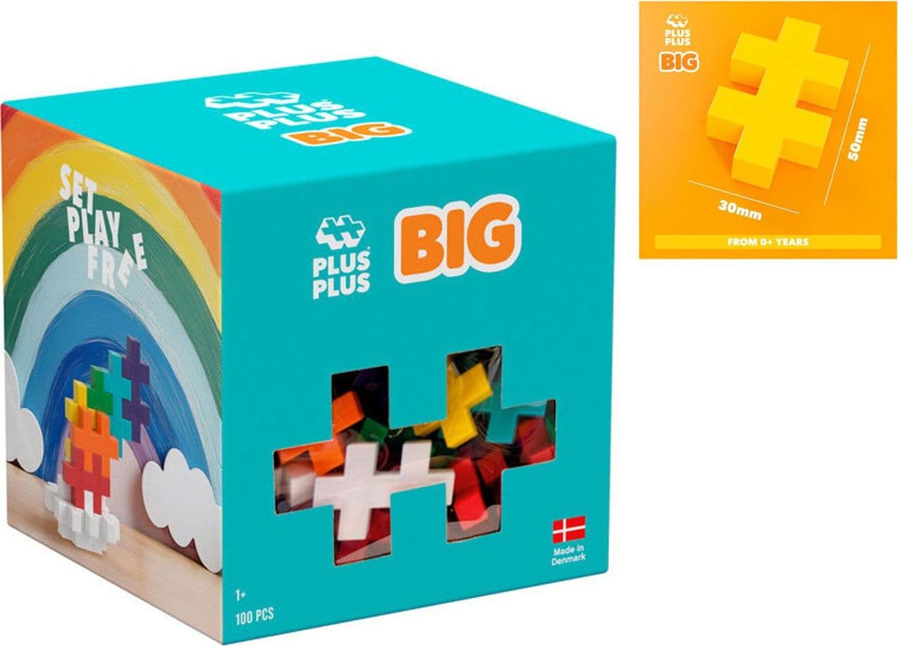 Plus Plus BIG Rainbow Mix 100pz - 2