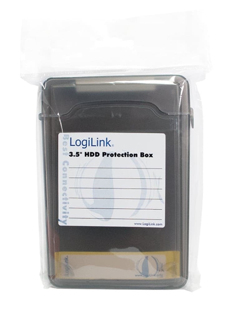 Scatola di Protezione per 1 HDD 3,5'' Nero Trasparente - 2
