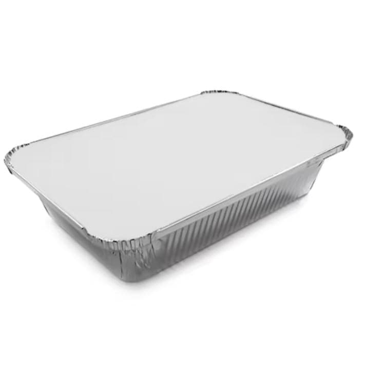 Eurostore07® vaschetta alluminio con coperchio da 6  porzioni fer 357869  PZ 48 - 3